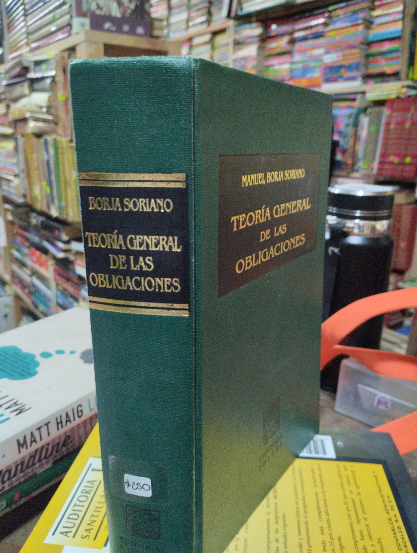 TEORIA GENERAL DE LAS OBLIGACIONES POR MANUEL BORJA SORIANO USADO DERECHO ALDAMA
