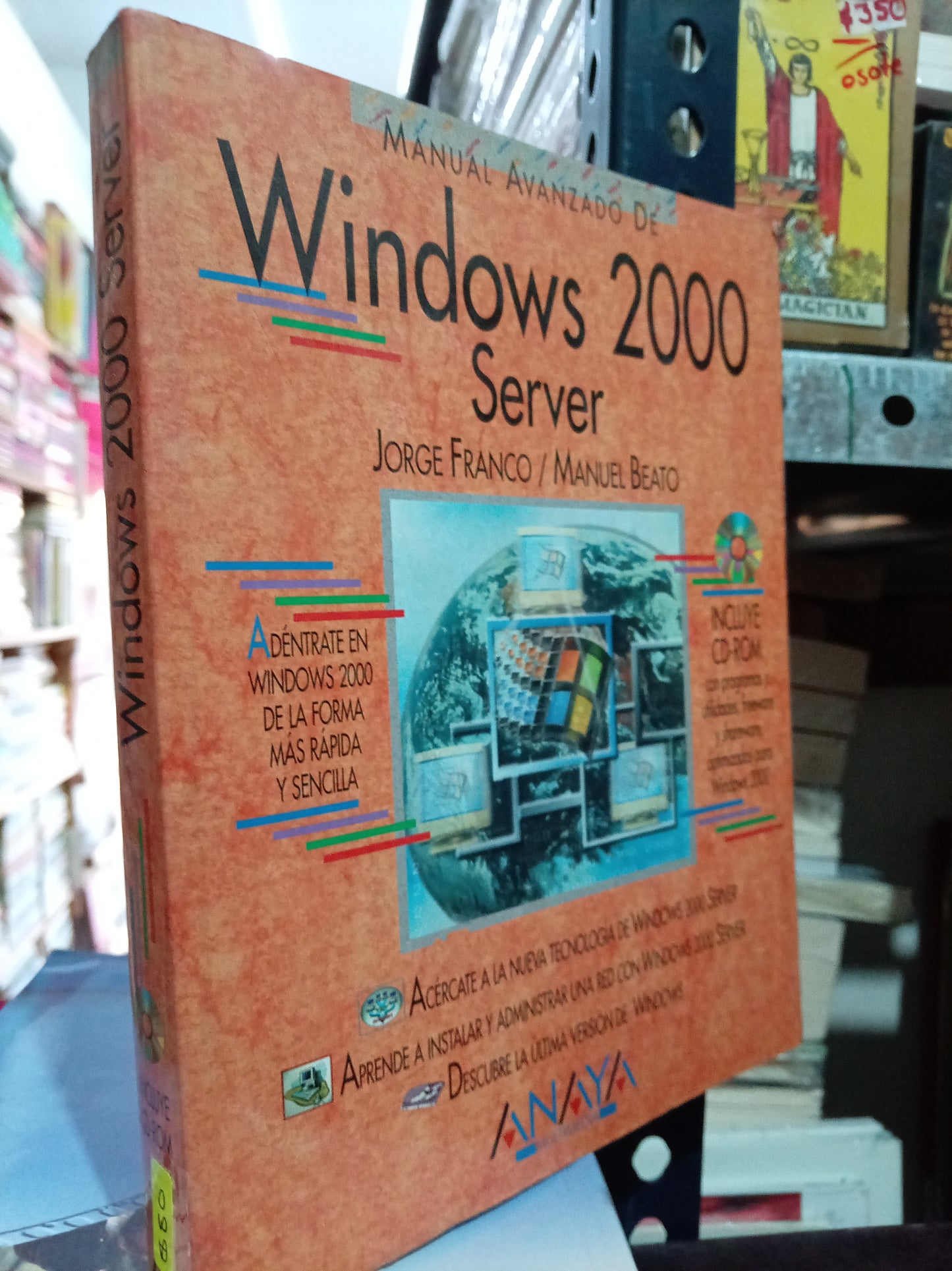WINDOWS 2000 SERVER POR JORGE FRANCO MANUEL BEATO USADO COMPUTO LITERARIO 305