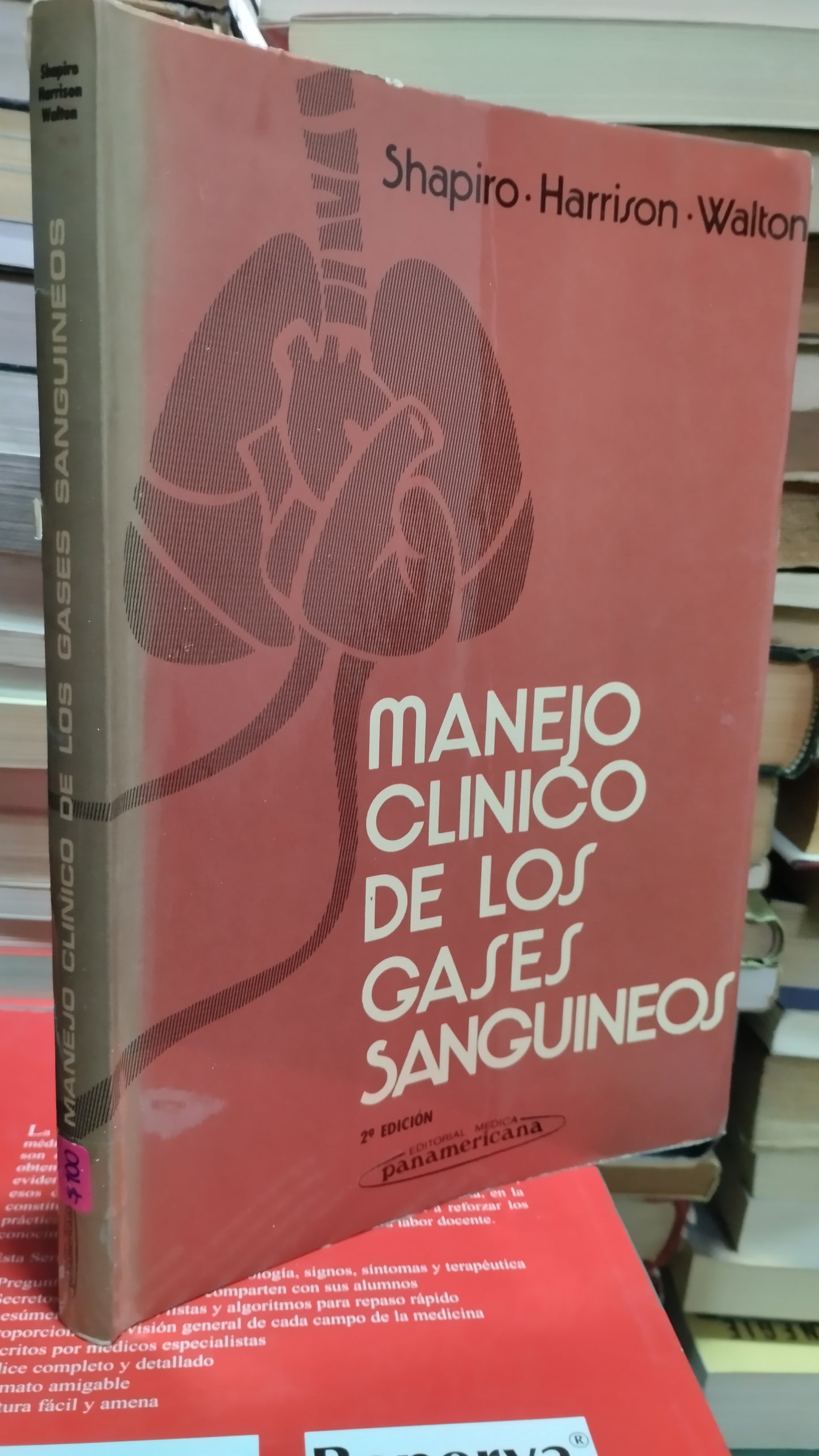 MANEJO CLINICO DE LOS GASES SANGUINEOS POR SHAPIRO LIBRO USADO SALUD ALDAMA