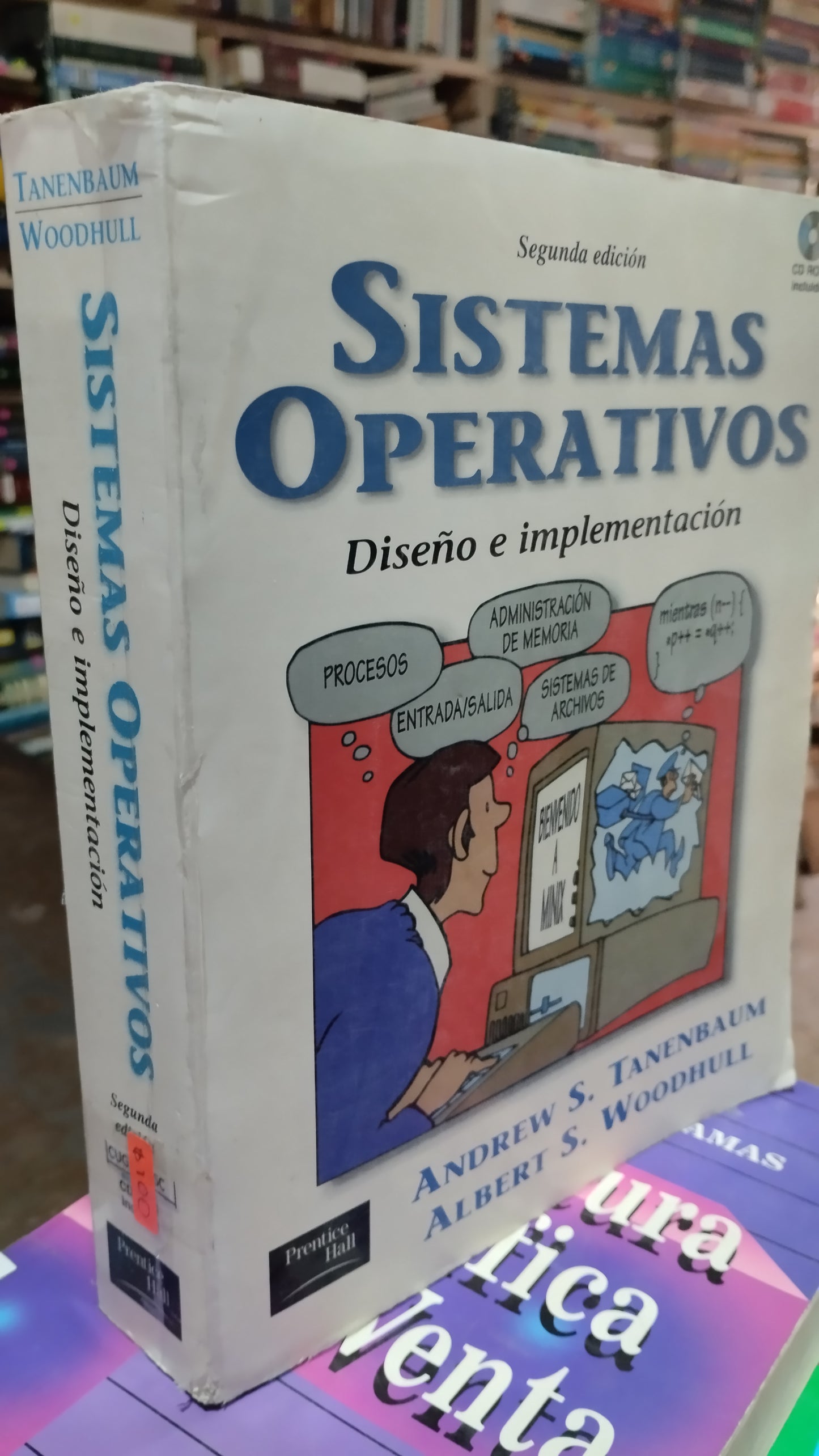 SISTEMAS OPERATIVOS POR ANDREW S TANENBAUM LIBRO USADO ADMINISTRACION ALDAMA