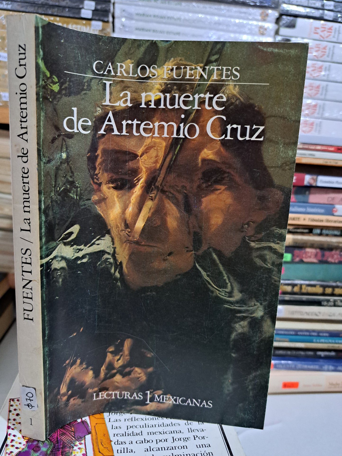 LA MUERTE DE ARTEMIO CRUZ CARLOS FUENTES USADO NOVELA JUÁREZ