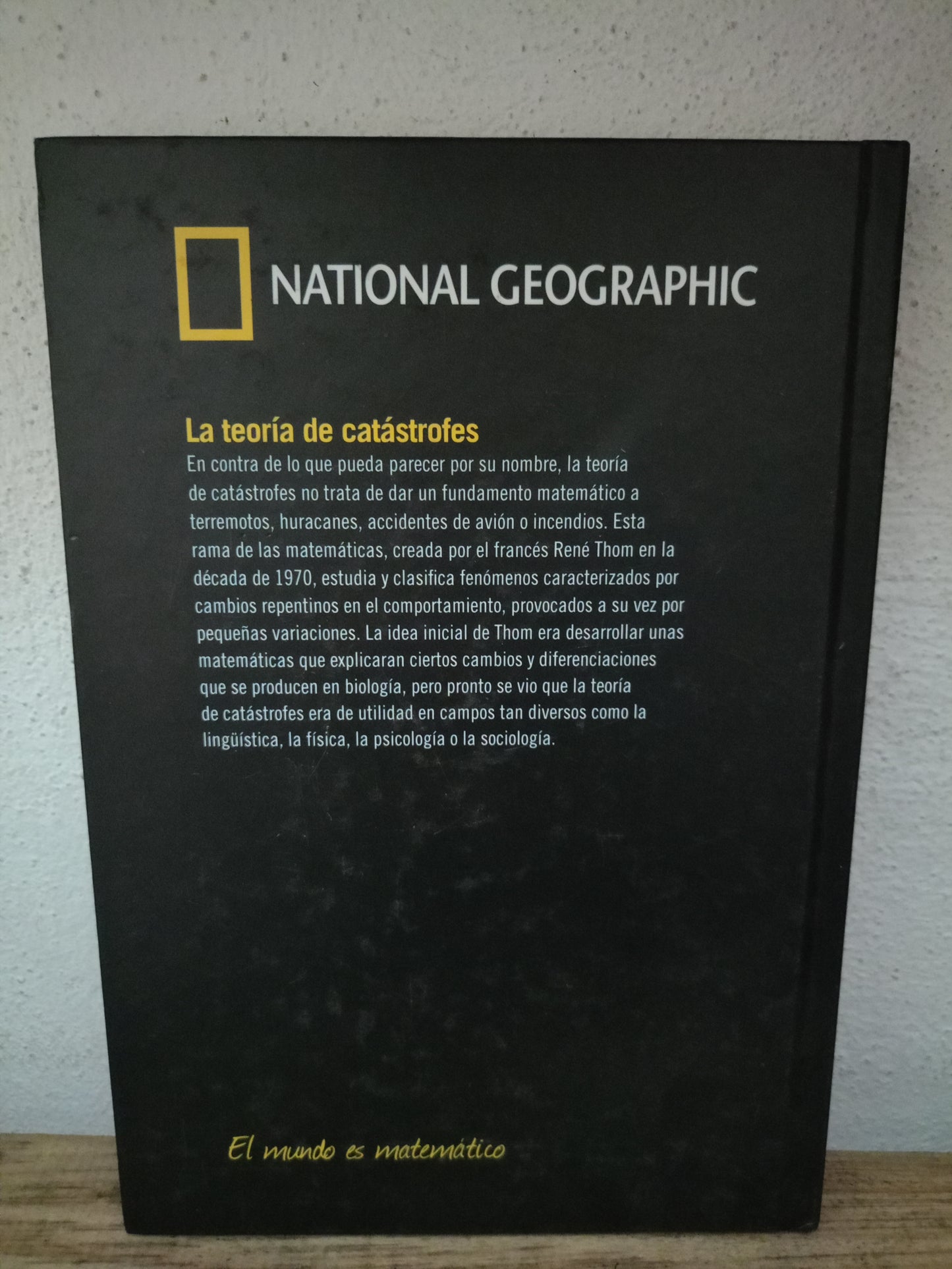 LA TEORÍA DE LAS CATÁSTROFES ENTRE EL EQUILIBRIO Y EL CAMBIO USADO CIENCIA LITERARIO 305