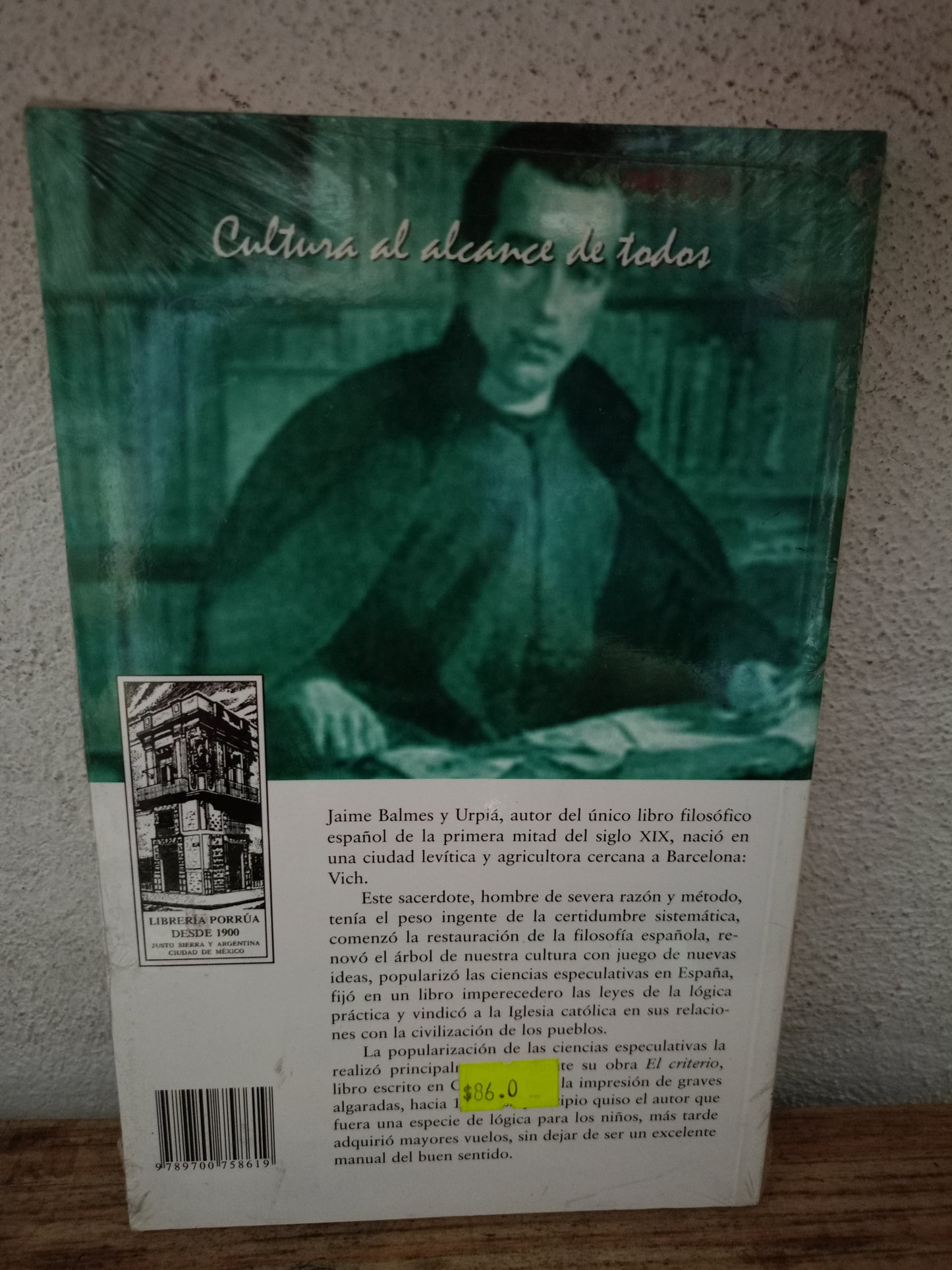 EL CRITERIO POR JAIME BALMES NUEVO LIBROS NUEVOS LITERARIO 305