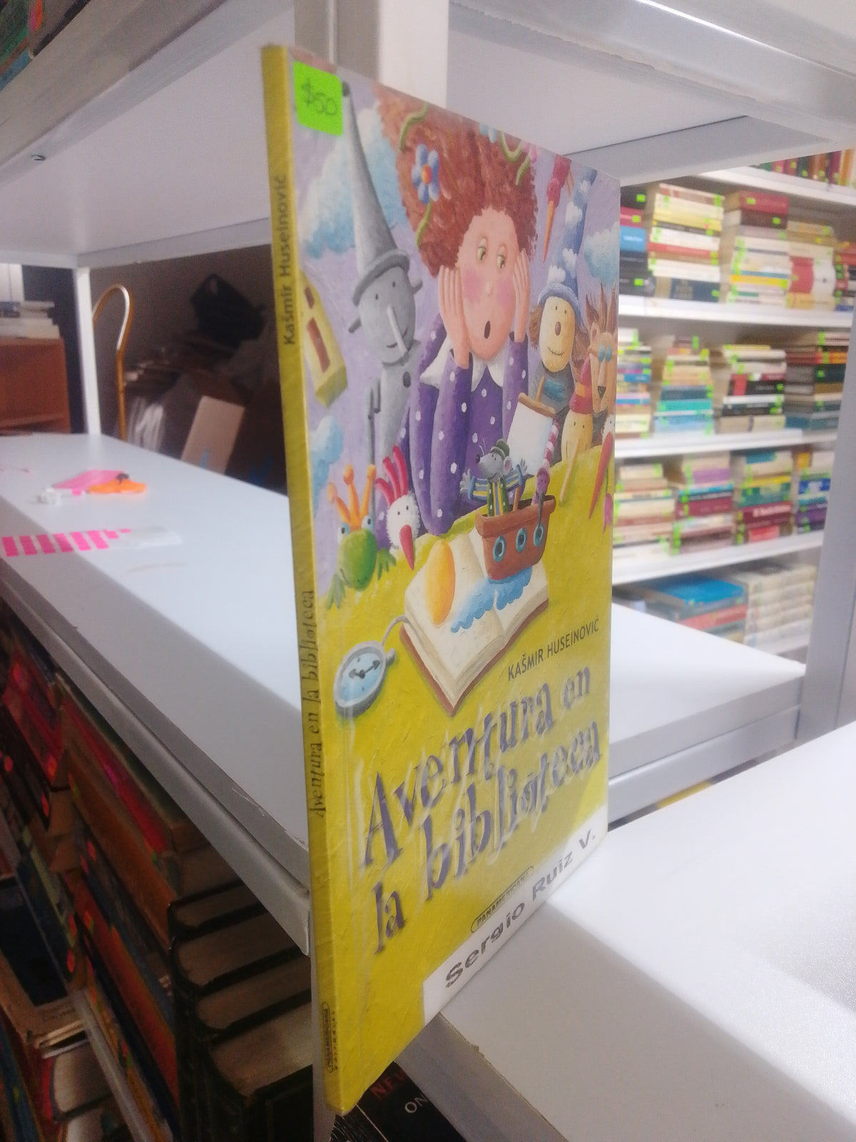 AVENTURA EN LA BIBLIOTECA POR KASMIR HUSEINOVIC USADO INFANTIL JUAREZ 515