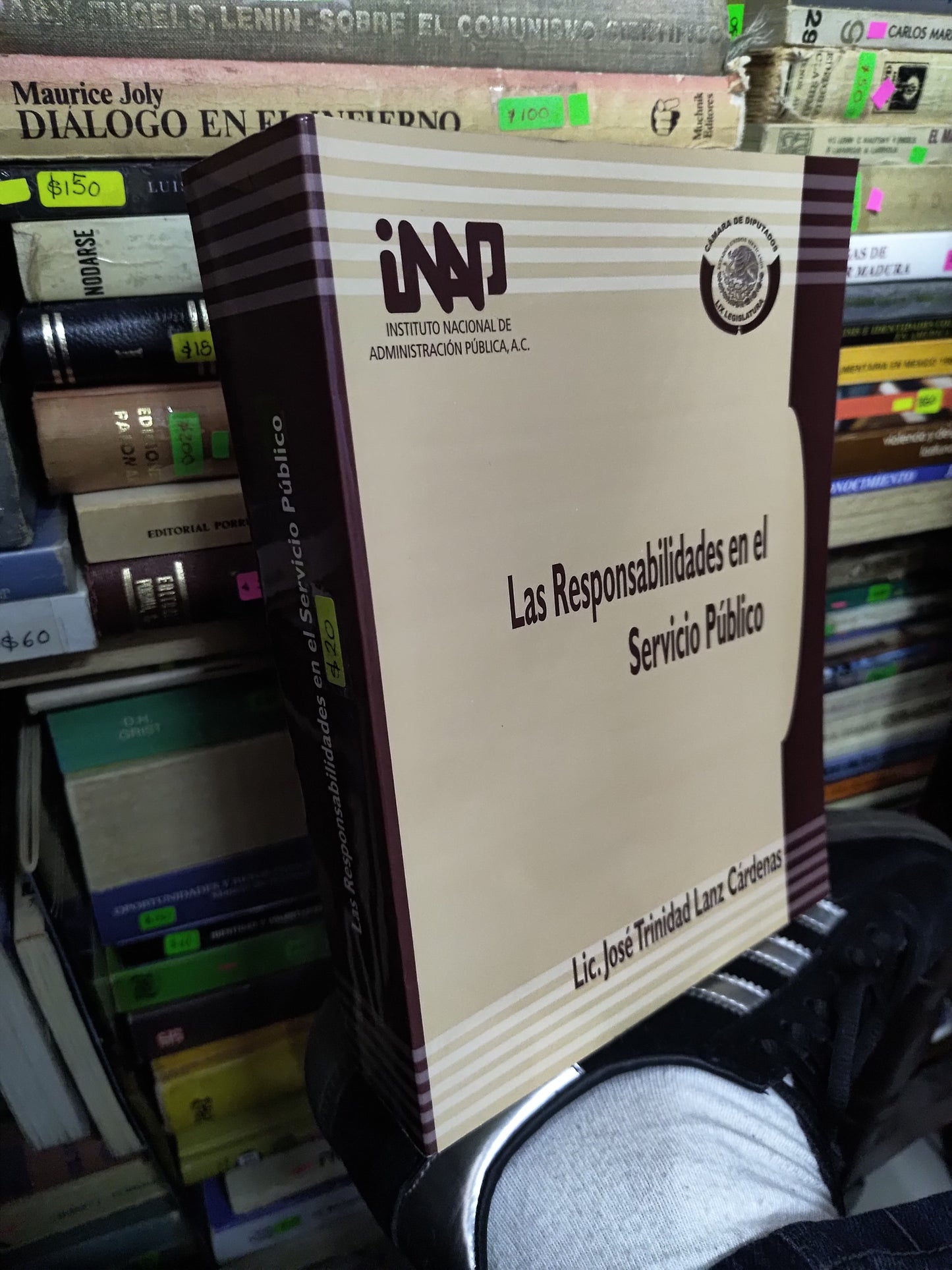 LAS RESPONSABILIDADES EN EL SERVICIO PUBLICO POR JOSE TRINIDAD LANZ CARDENAS USADO POLITCA LITERARIO 207