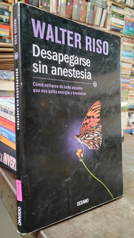 DESAPEGARSE SIN ANESTESIA POR WALTER RISO LIBRO USADO SUPERACION PERSONAL ALDAMA