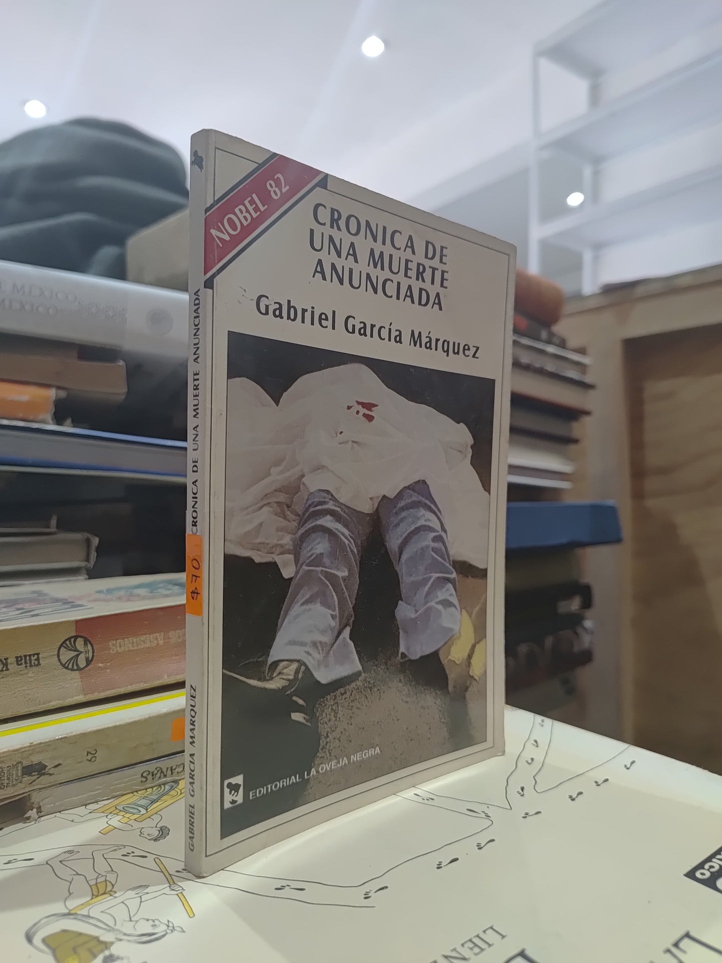 CRONICA DE UNA MUERTE ANUNCIADA POR GABRIEL GARCIA MARQUEZ USADO NOVELAS JUAREZ 515