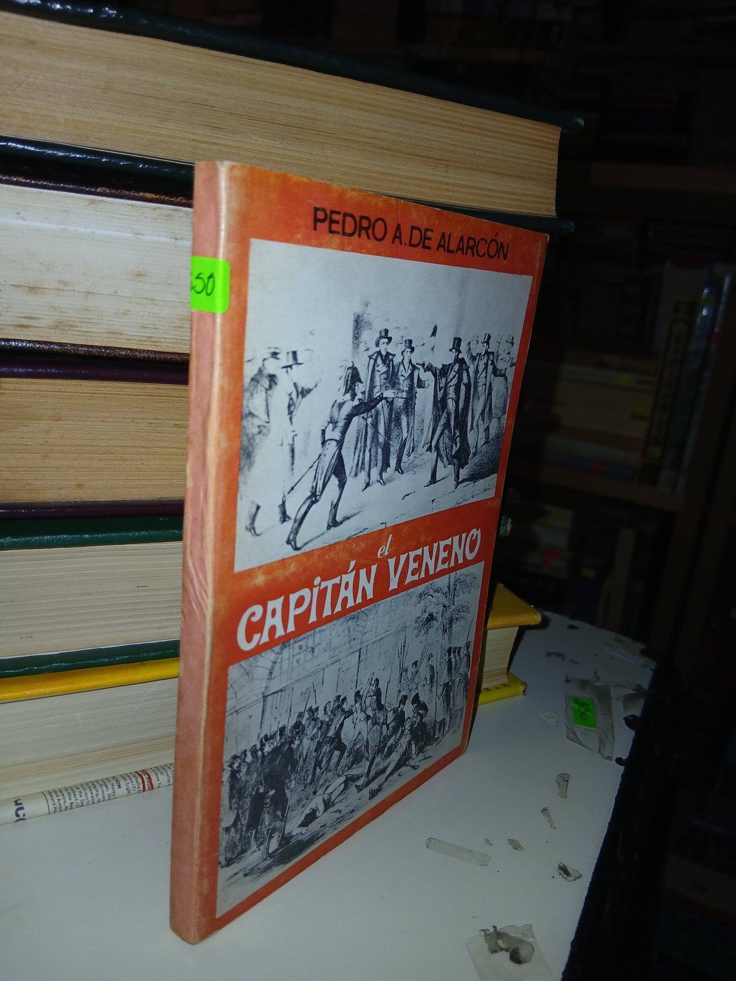 EL CAPITÁN VENENO POR PEDRO A. DE ALARCÓN USADO NOVELA LITERARIO 207
