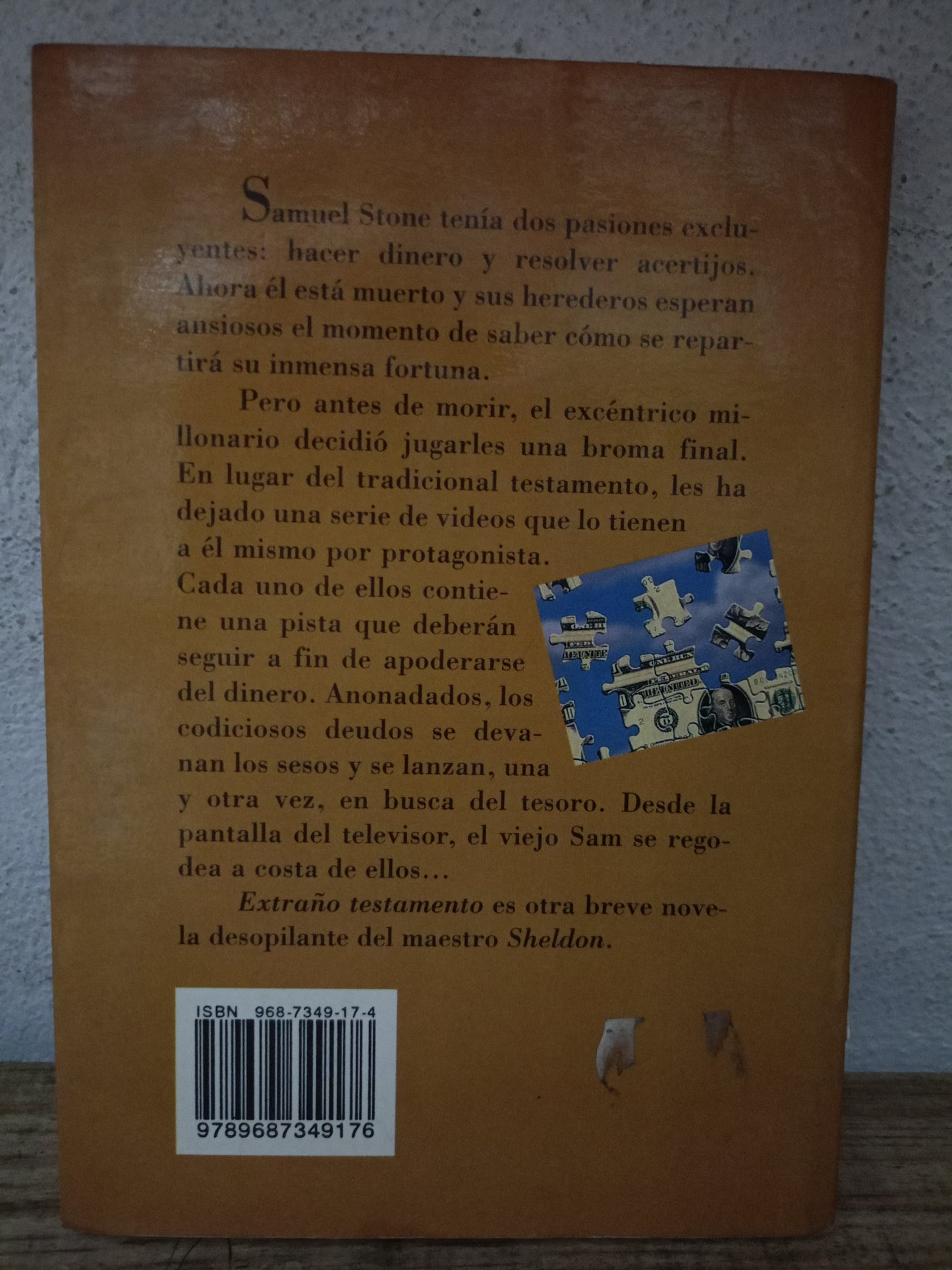 ESTRAÑO TESTAMENTO SINDEY SHELDON USADO NOVELA LITERARIO 305