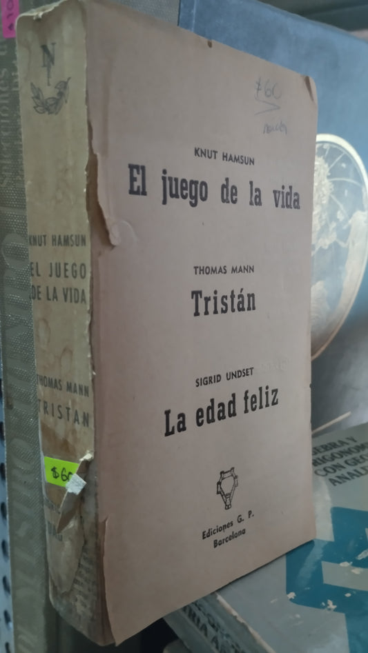 EL JUEGO DE LA VIDA POR KNUT HAMSUN LIBRO USADO NOVELAS ALDAMA