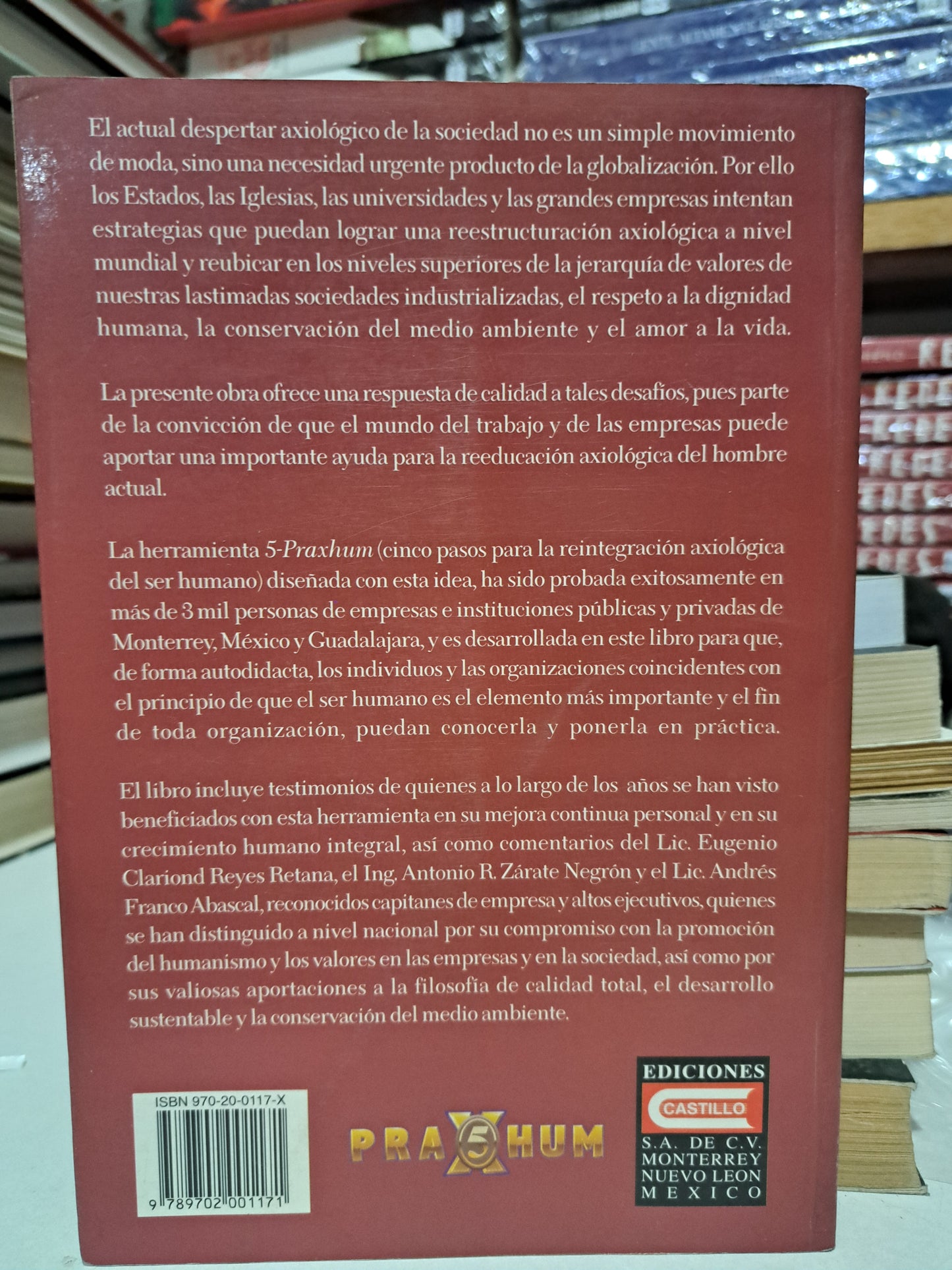 VALORES HUMANOS Y CULTURA DE CALIDAD ALFREDO TOBÍAS LÓPEZ USADO SUPERACIÓN PERSONAL JUÁREZ