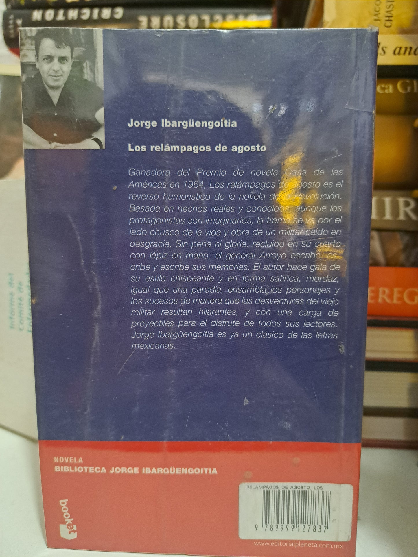 LOS RELÁMPAGOS DE AGOSTO JORGE IBARGÜENGOITIA USADO NOVELA JUÁREZ