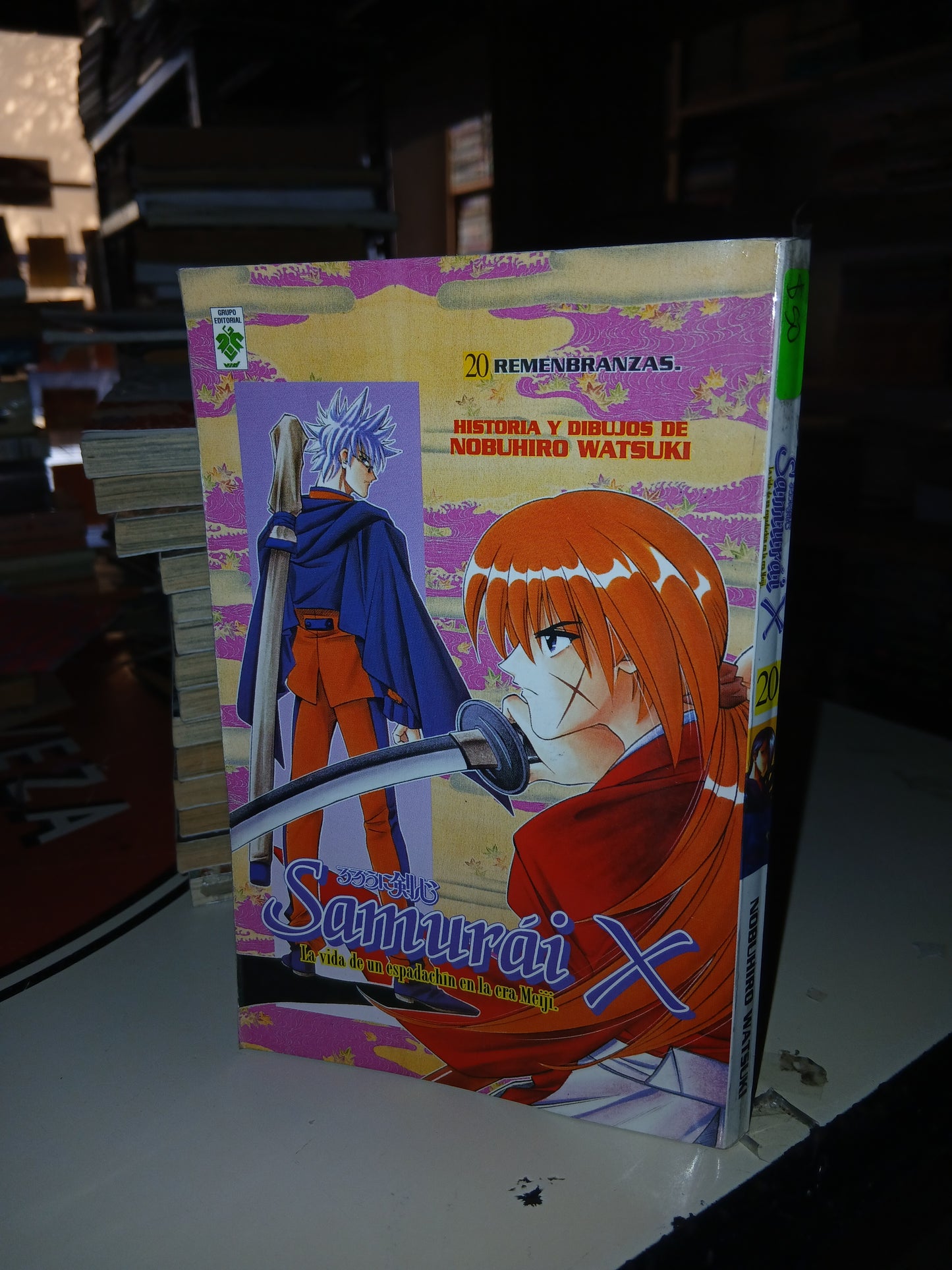 SAMURÁI X 20: REMEMBRANZAS POR NOBUHIRO WATSUKI USADO MANGA LITERARIO 207