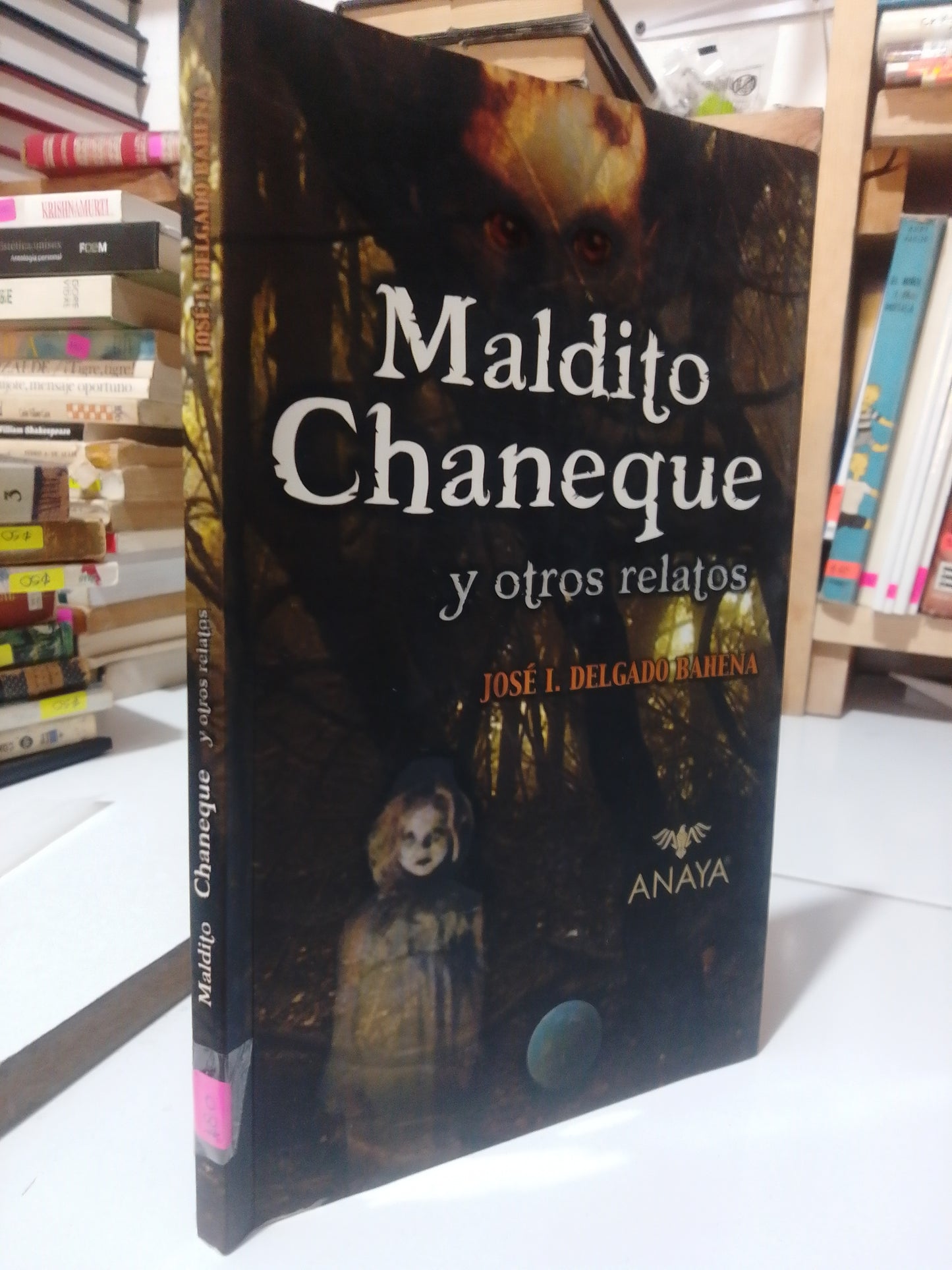 MALDITO CHANEQUE Y OTROS RELATOS POR JOSE I DELGADO USADO NOVELA JUAREZ