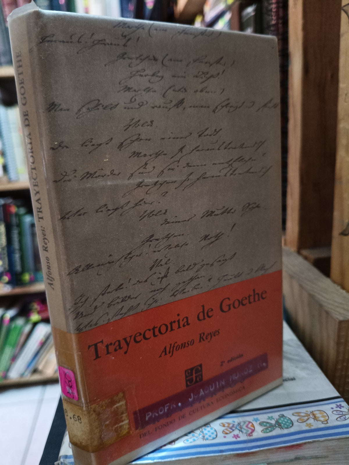 TRAYECTORIA DE GOETHE ALFONSO REYES BREVIARIOS USADO SOCIOLOGIA LITERARIO 305