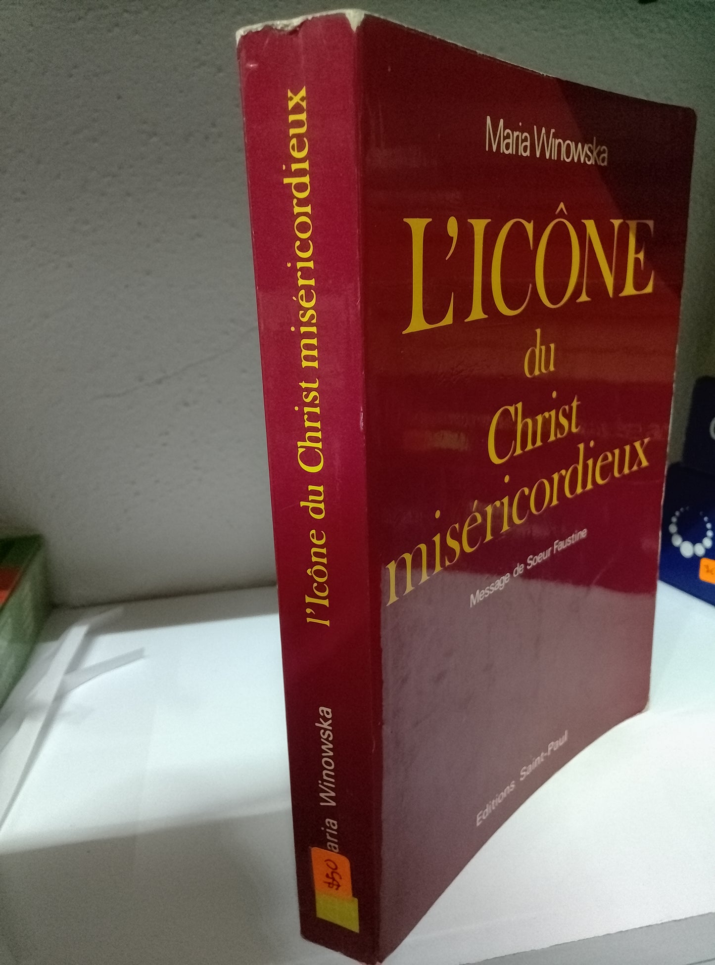 LICÔNE DU CHRIST MISERICORDIEUX MARIA WINOWSKA USADO IDIOMAS JUAREZ 515