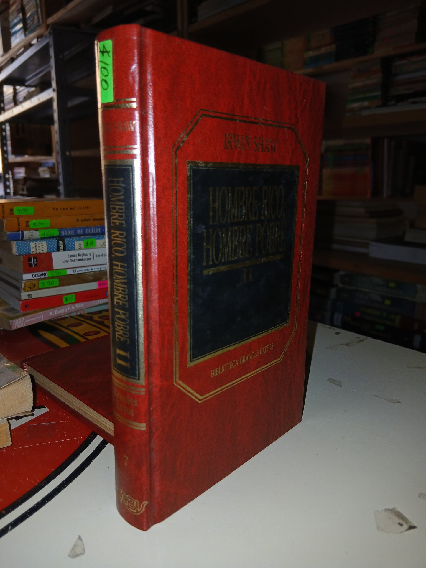 HOMBRE RICO, HOMBRE POBRE II POR IRWIN SHAW USADO NOVELA LITERARIO 207