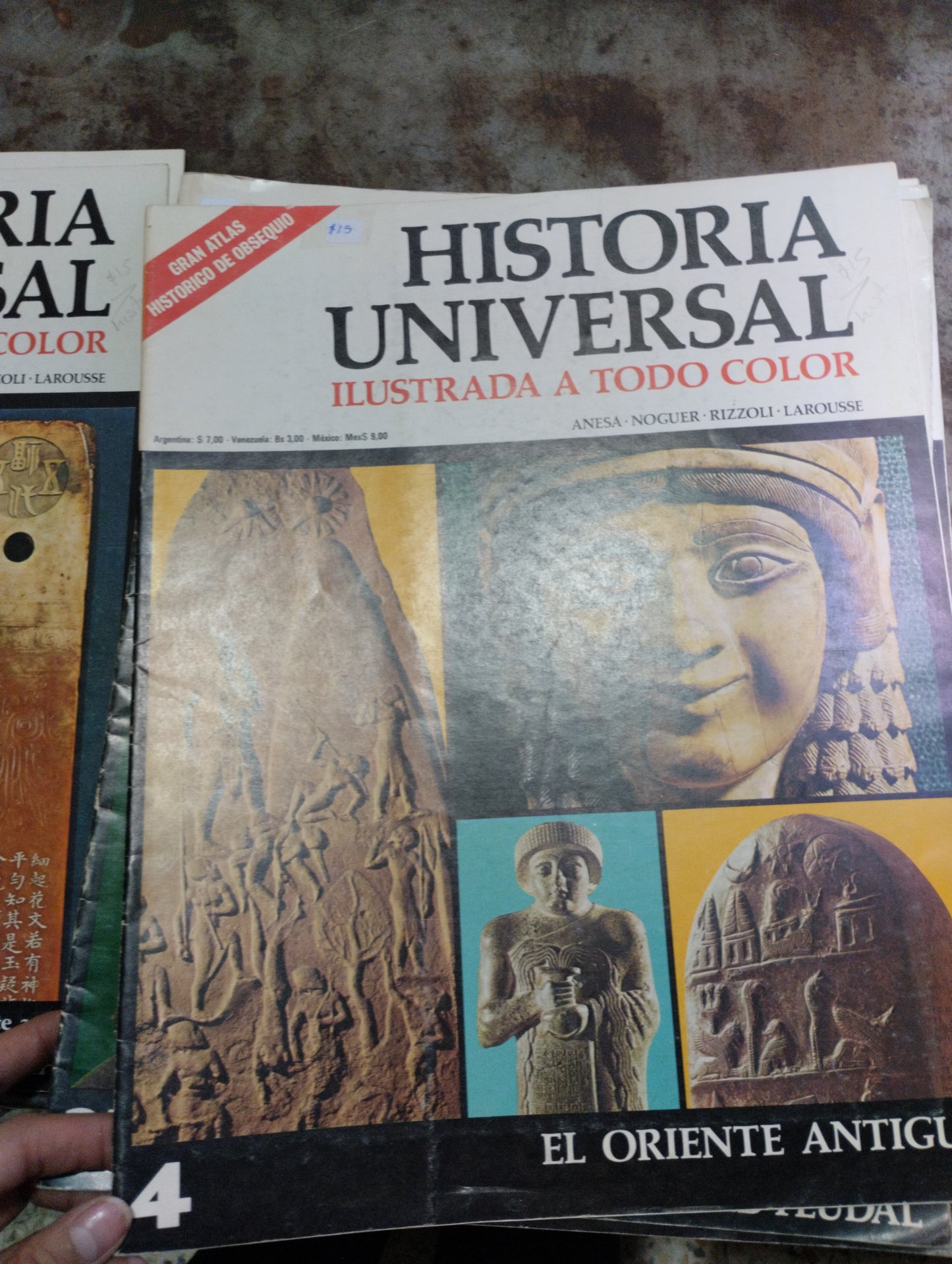 HISTORIA UNIVERSAL ILUSTRADA A TODO COLOR POR ANESA NOGUER RIZZOLI LAROUSSE USADO ARTE ALDAMA