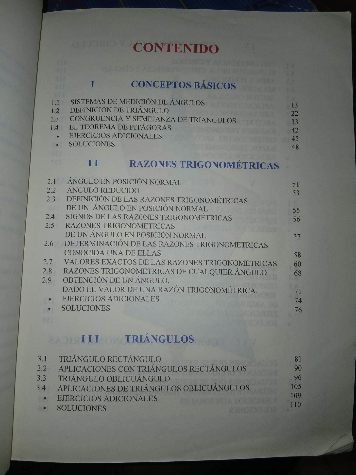 TRIGONOMETRÍA CUADERNO DE EJERCICIOS (VARIOS AUTORES) USADO TRIGONOMETRÍA LITERARIO 207