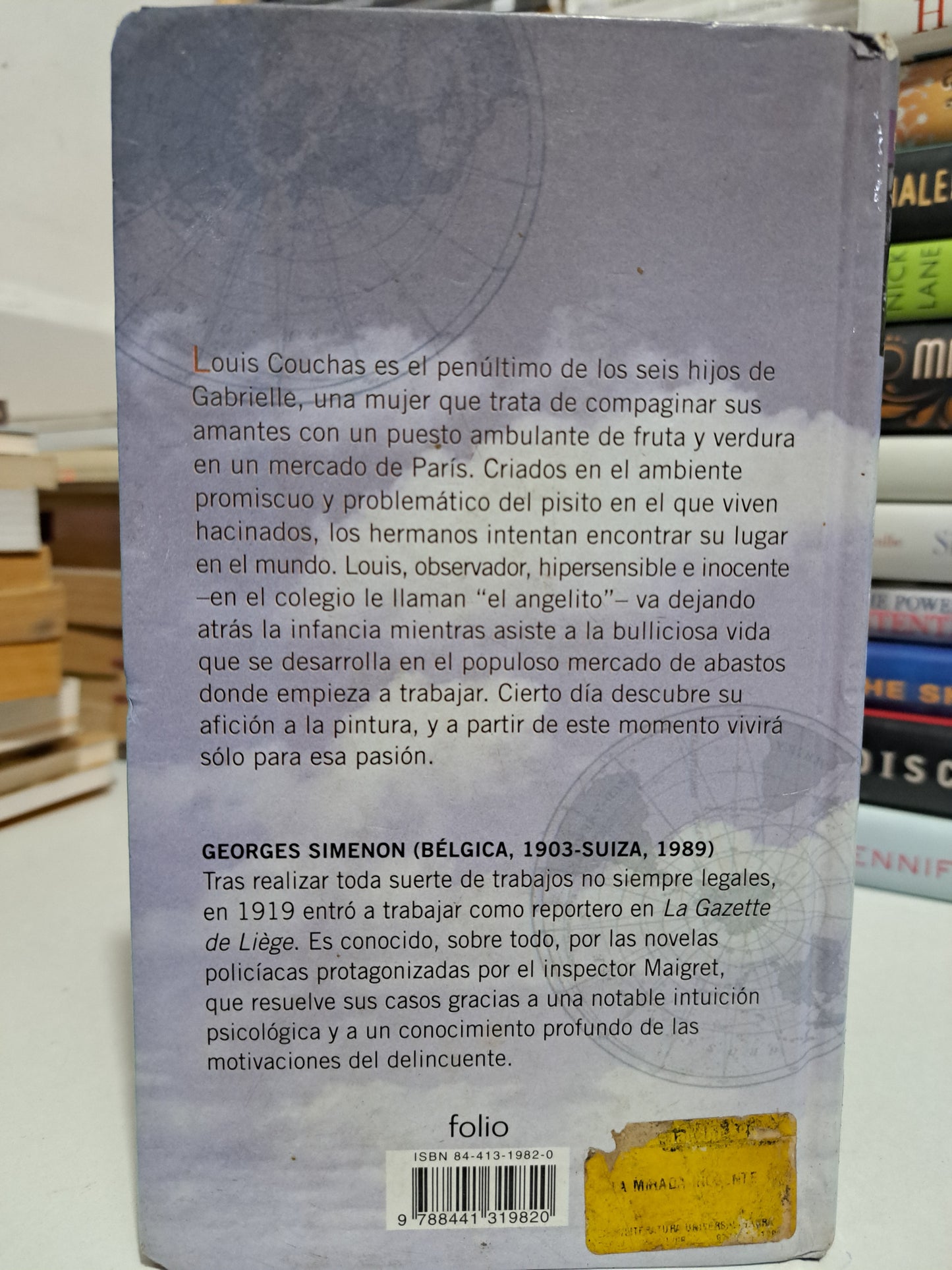 LA MIRADA INOCENTE GEORGE SIMENON USADO NOVELA JUÁREZ