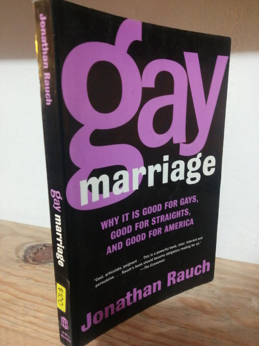 GAY MARRIAGE POR JONATHAN RAUCH USADO IDIOMAS JUAREZ