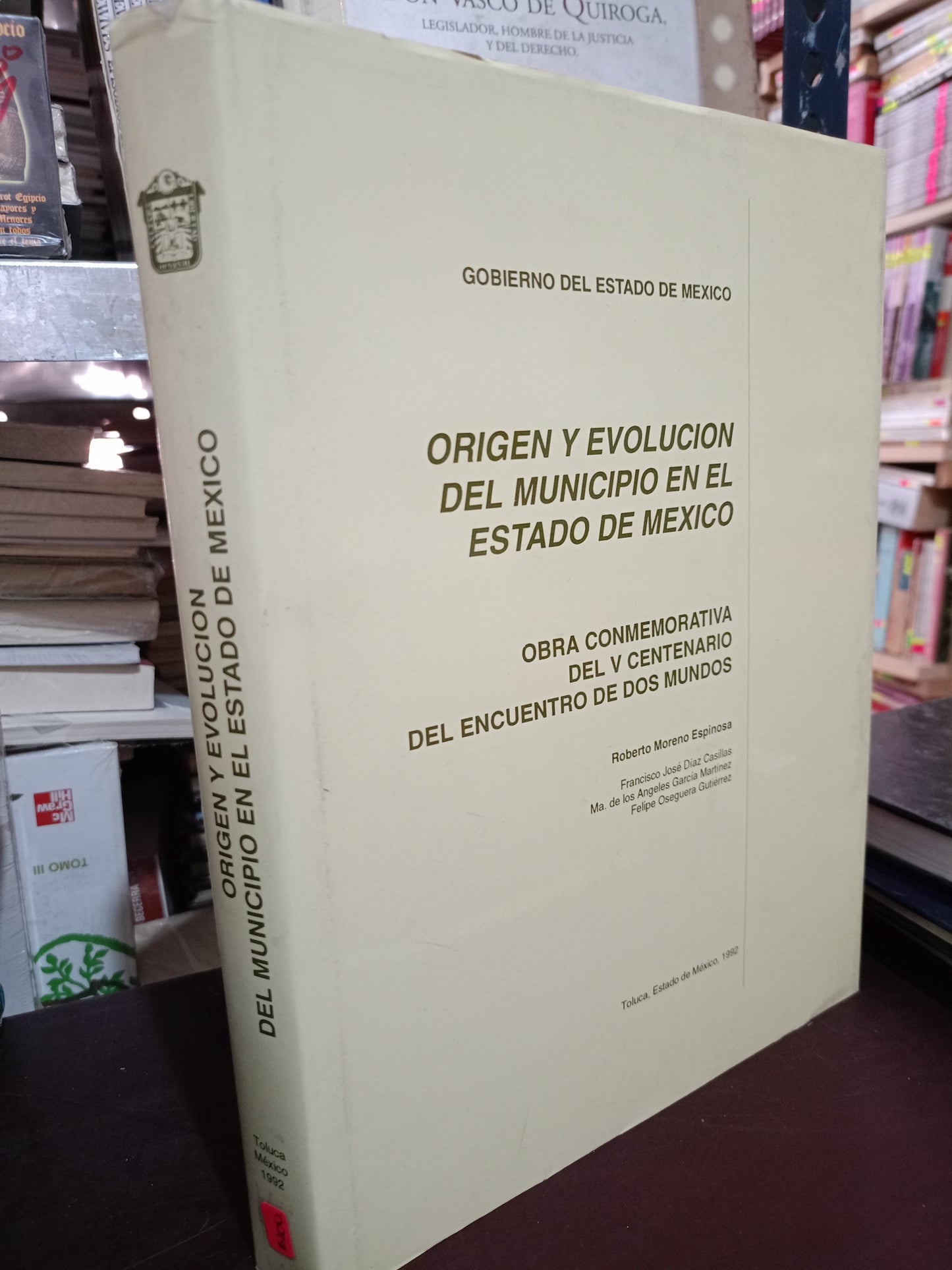 ORIGEN Y EVOLUCION DEL MUNICIPIO EN EL ESTADO DE MÉXICO FRANCISCO JOSÉ DÍAZ ÁNGELES GARCÍA MARTÍNEZ FELIPE OSEGUERA GUTIÉRREZ USADO HISTORIA LITERARIA 305
