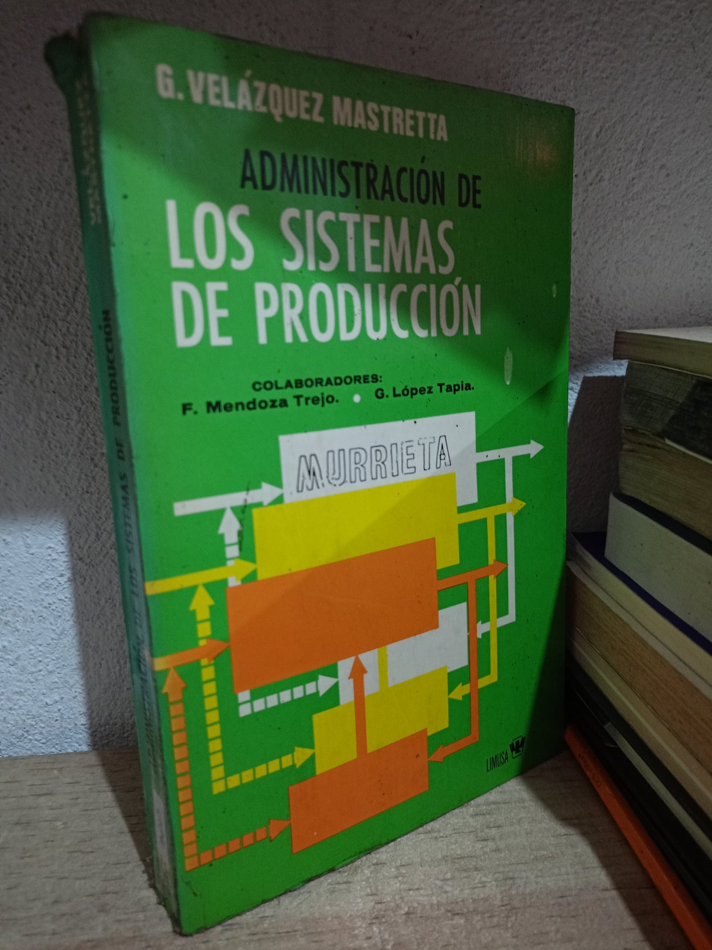 ADMINISTRACION DE LOS SISTEMAS DE PRODUCCION POR G. VELAZQUEZ MASTRETTA USADO ADMIN LITERARIO 305