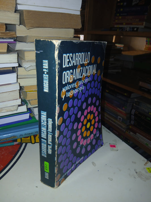 DESARROLLO ORGANIZACIONAL: VALORES, PROCESO Y TECNOLOGÍA POR NEWTON MARQULIES Y ANTHONY P. RAIA USADO ADMINISTRACIÓN LITERARIO 207