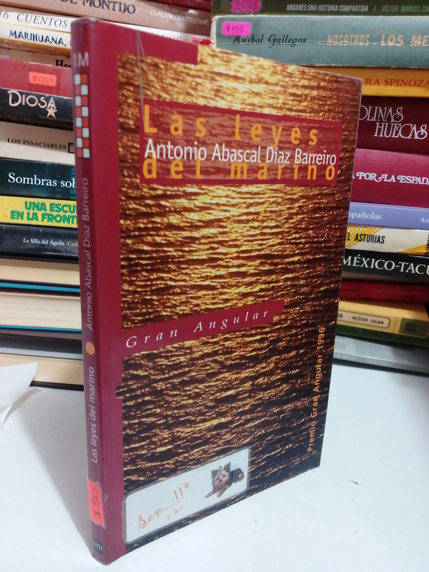 LAS LEYES DEL MARINO POR ATONIO ABASCAL DIAZ USADO NOVELA JUAREZ