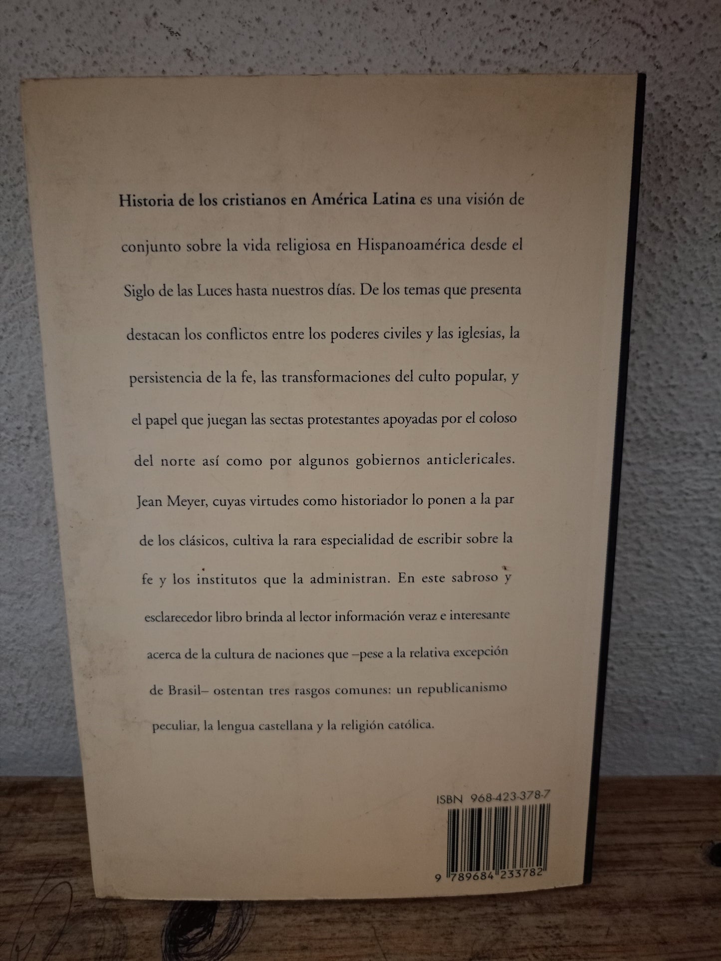 HISTORIA DE LOS CRISTIANOS EN AMÉRICA LATINA SIGLOS XIX Y XX POR JEAN MAYER USADO HISTORIA LITERARIO 305