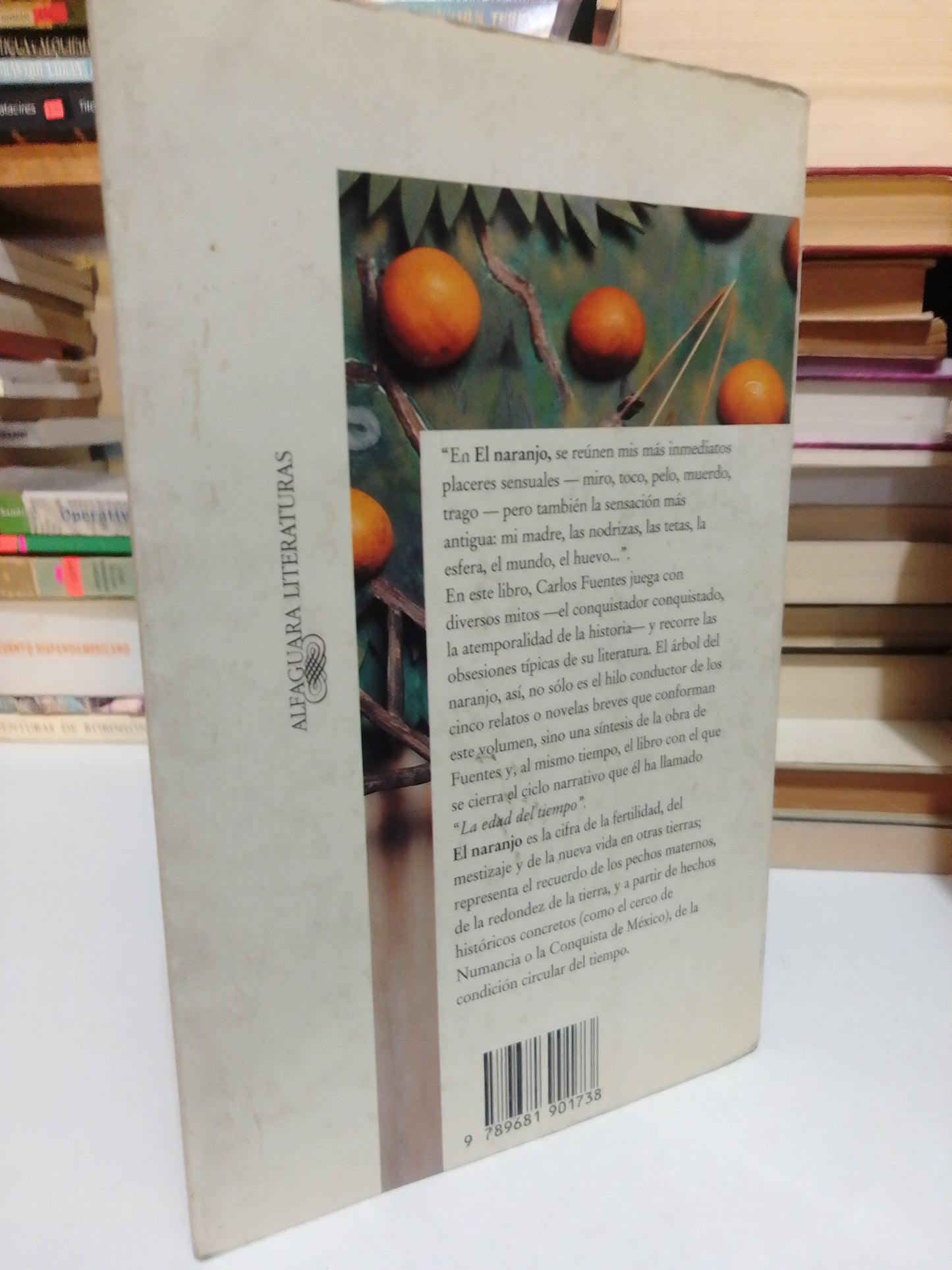 EL NARANJO O LOS CIRCULOS DEL TIEMPO POR CARLOS FUENTES USADO NOVELA JUAREZ