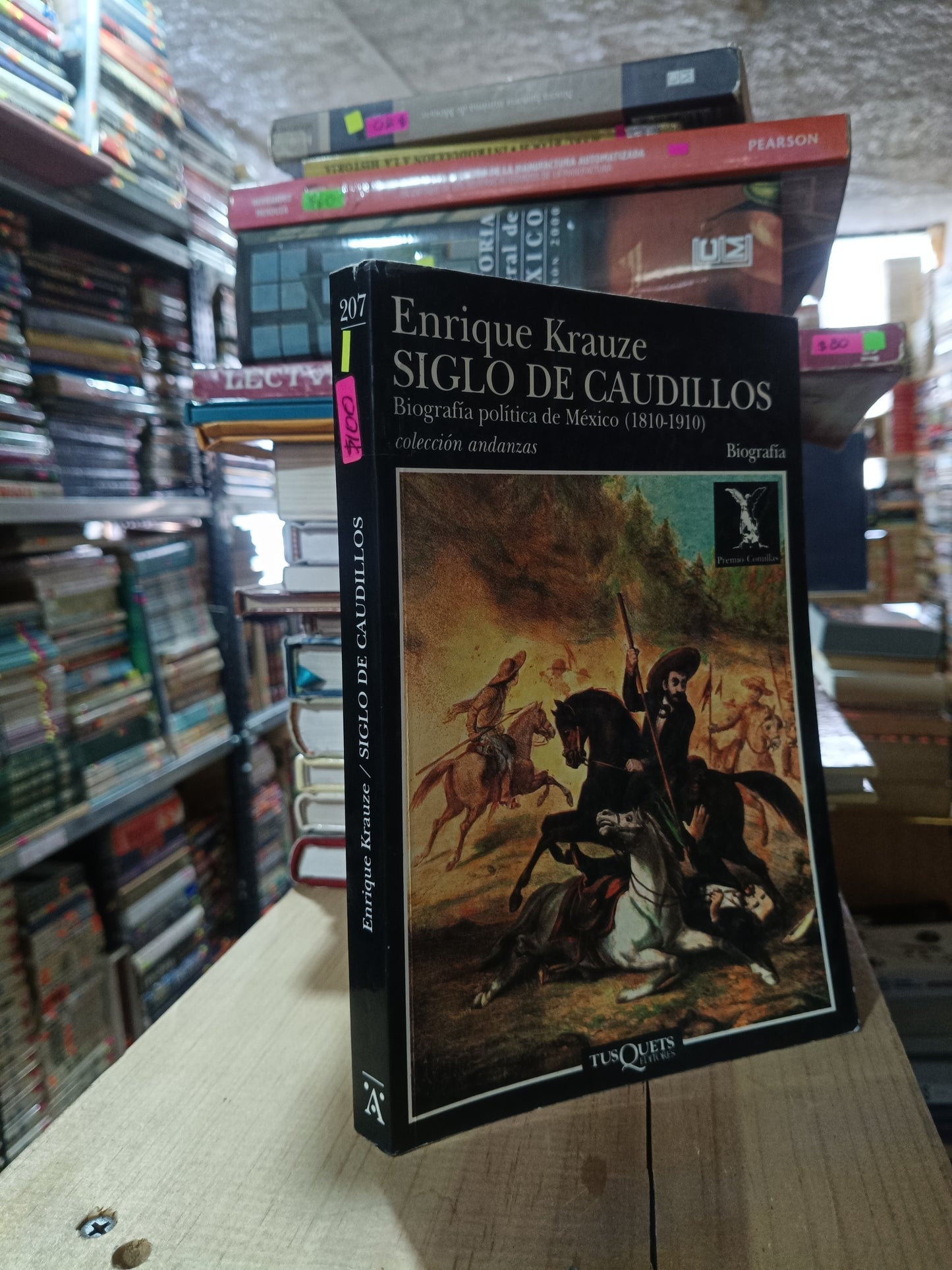 SIGLO DE CAUDILLOS POR ENRIQUE KRAUZE USADO HISTORIA ALDAMA