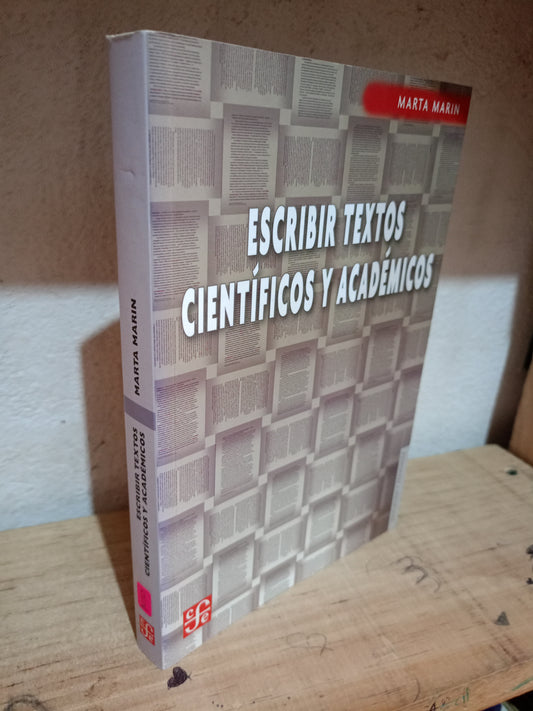 ESCRIBIR TEXTOS CIENTÍFICOS Y ACADÉMICOS POR MARTA MARÍN USADO EDUCACIÓN LITERARIO 305