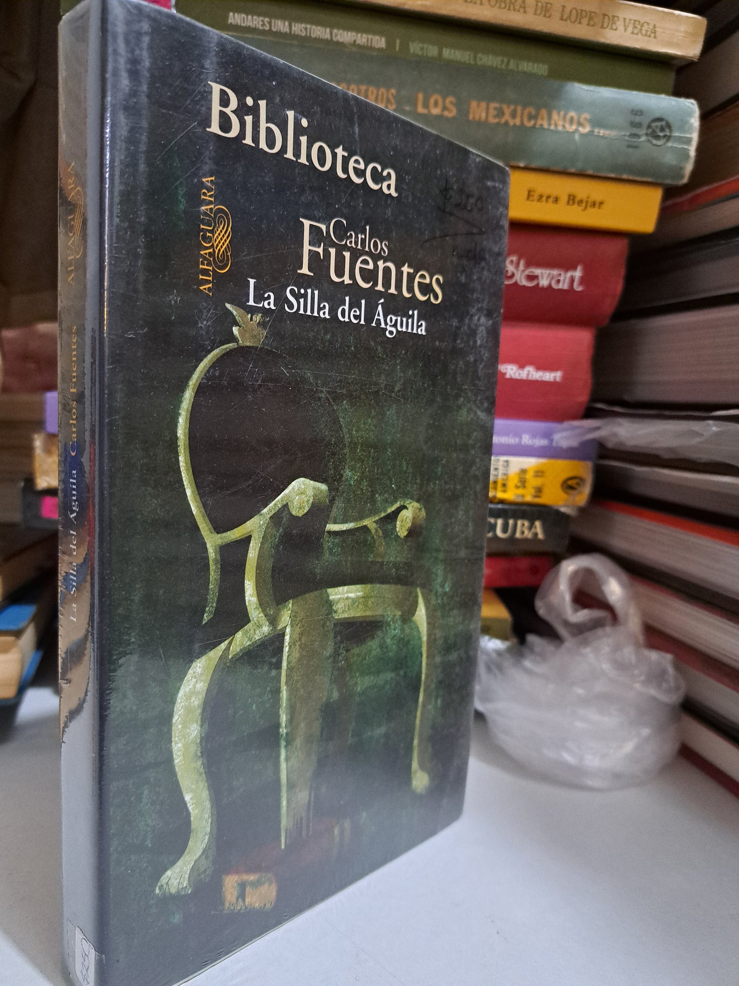 LA SILLA DEL ÁGUILA CARLOS FUENTES USADO NOVELA JUÁREZ