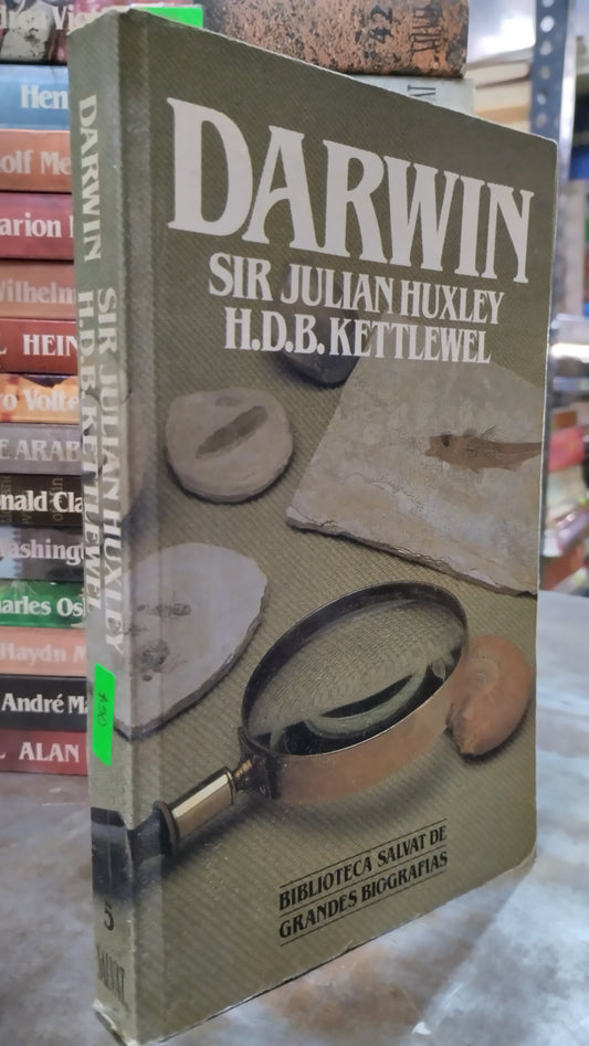 DARWIN POR SIR JULIAN HUXLEY H D B KETTLEWEL LIBRO USADO HISTORIA ALDAMA