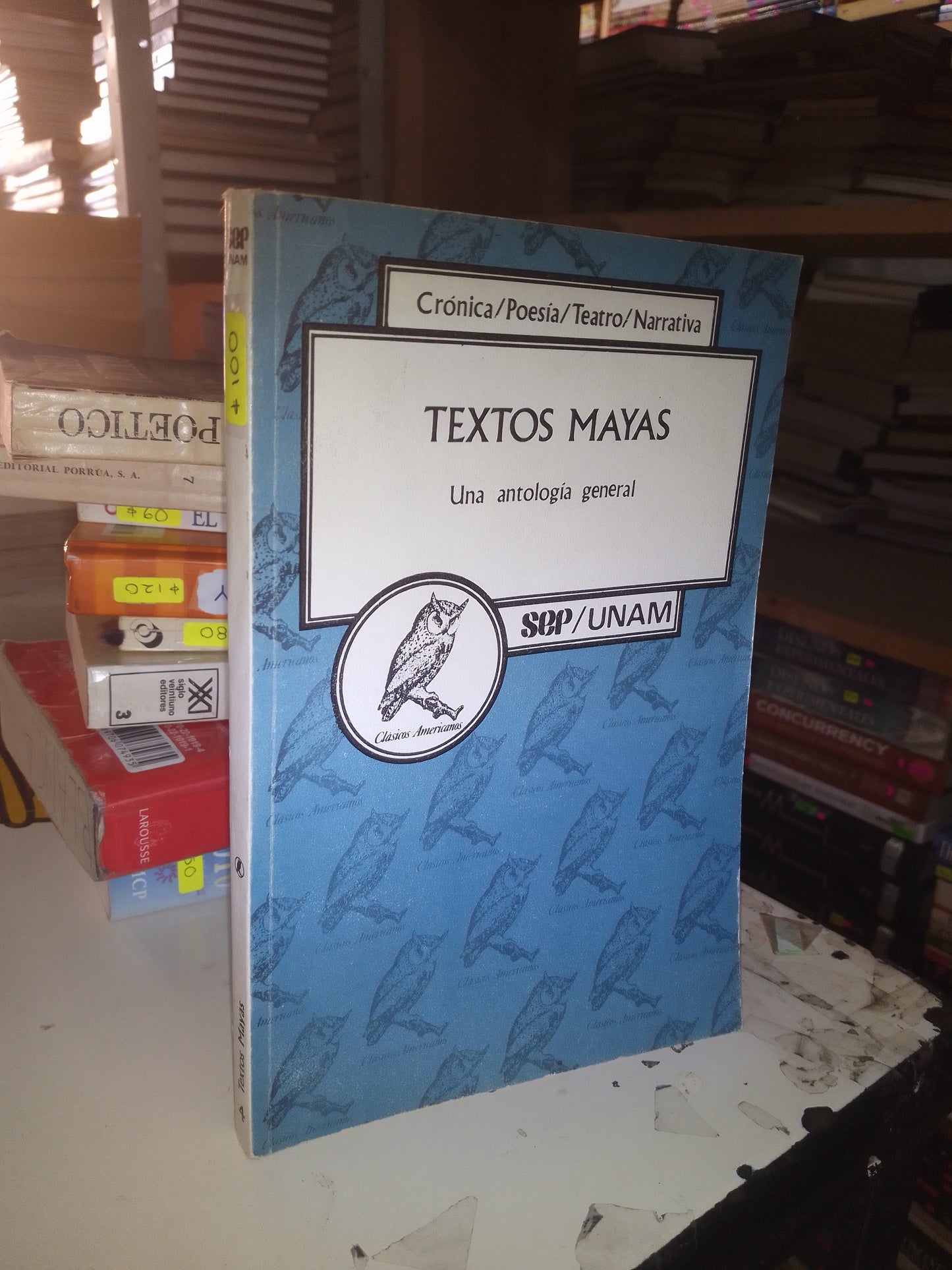 TEXTOS MAYAS, UNA ANTOLOGÍA GENERAL (VARIOS AUTORES) USADO HISTORIA LITERARIO 207