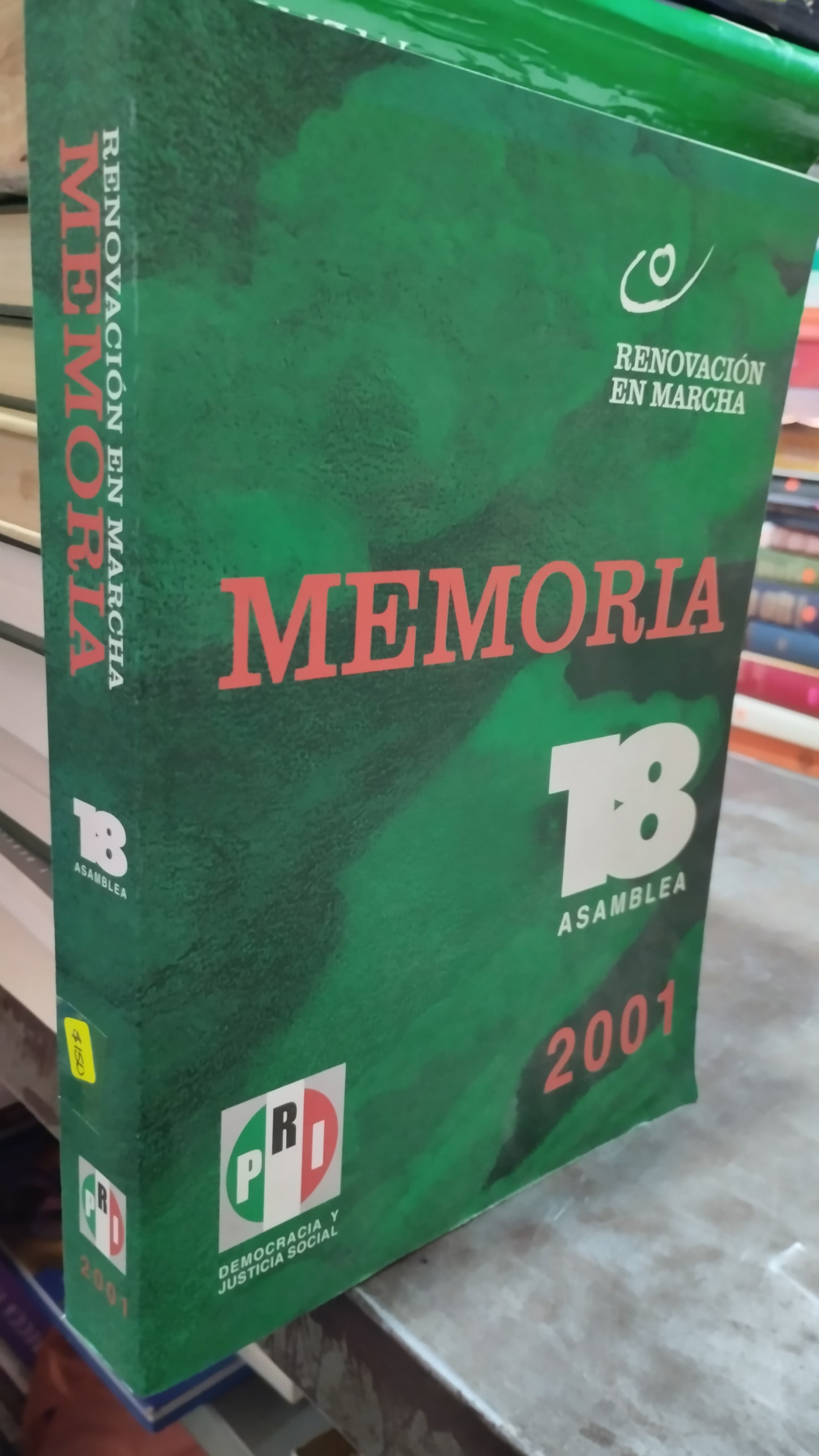 RENOVACION EN MARCHA MEMORIA LIBRO USADO POLITICA ALDAMA