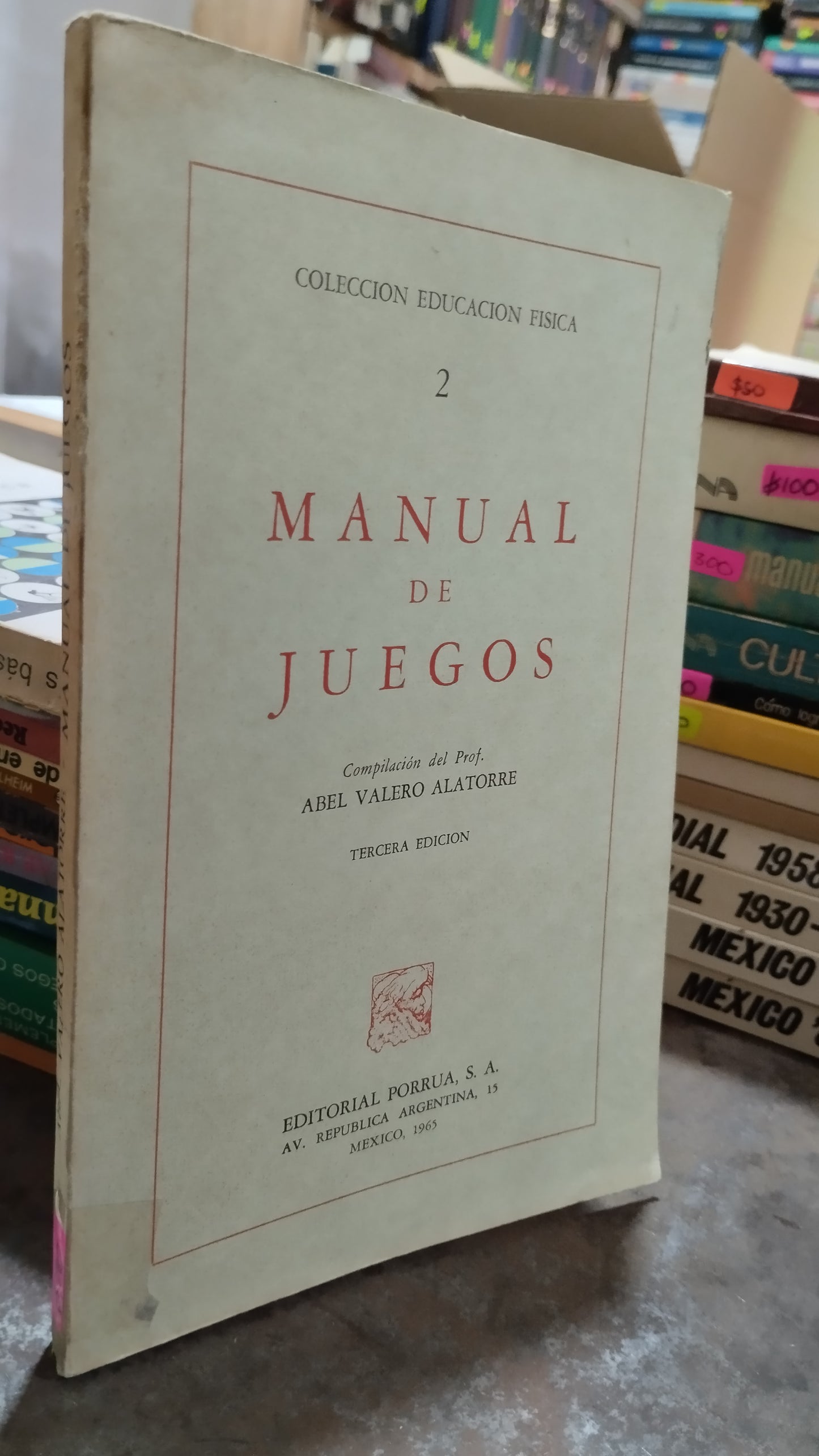 MANUAL DE JUEGOS POR ABEL VALERI ALATORRE LIBRO USADO DEPORTES ALDAMA