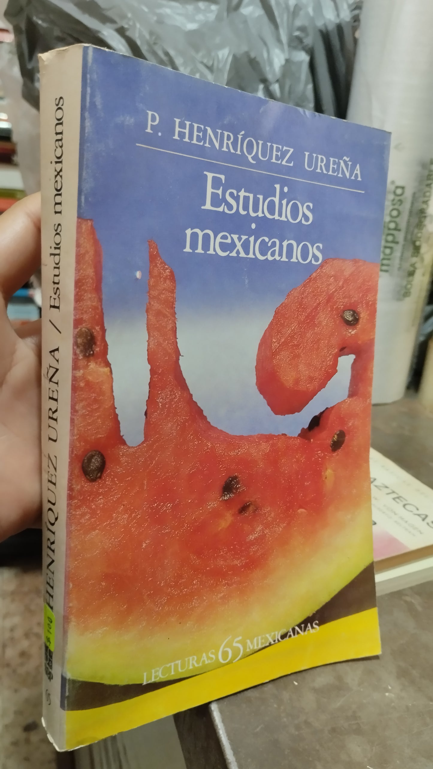 ESTUDIOS MEXICANOS POR P HENRIQUEZ UREÑA LIBRO USADO ANTIGUO ALDAMA