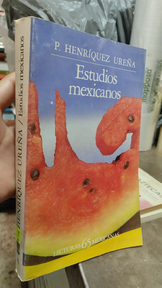 ESTUDIOS MEXICANOS POR P HENRIQUEZ UREÑA LIBRO USADO ANTIGUO ALDAMA