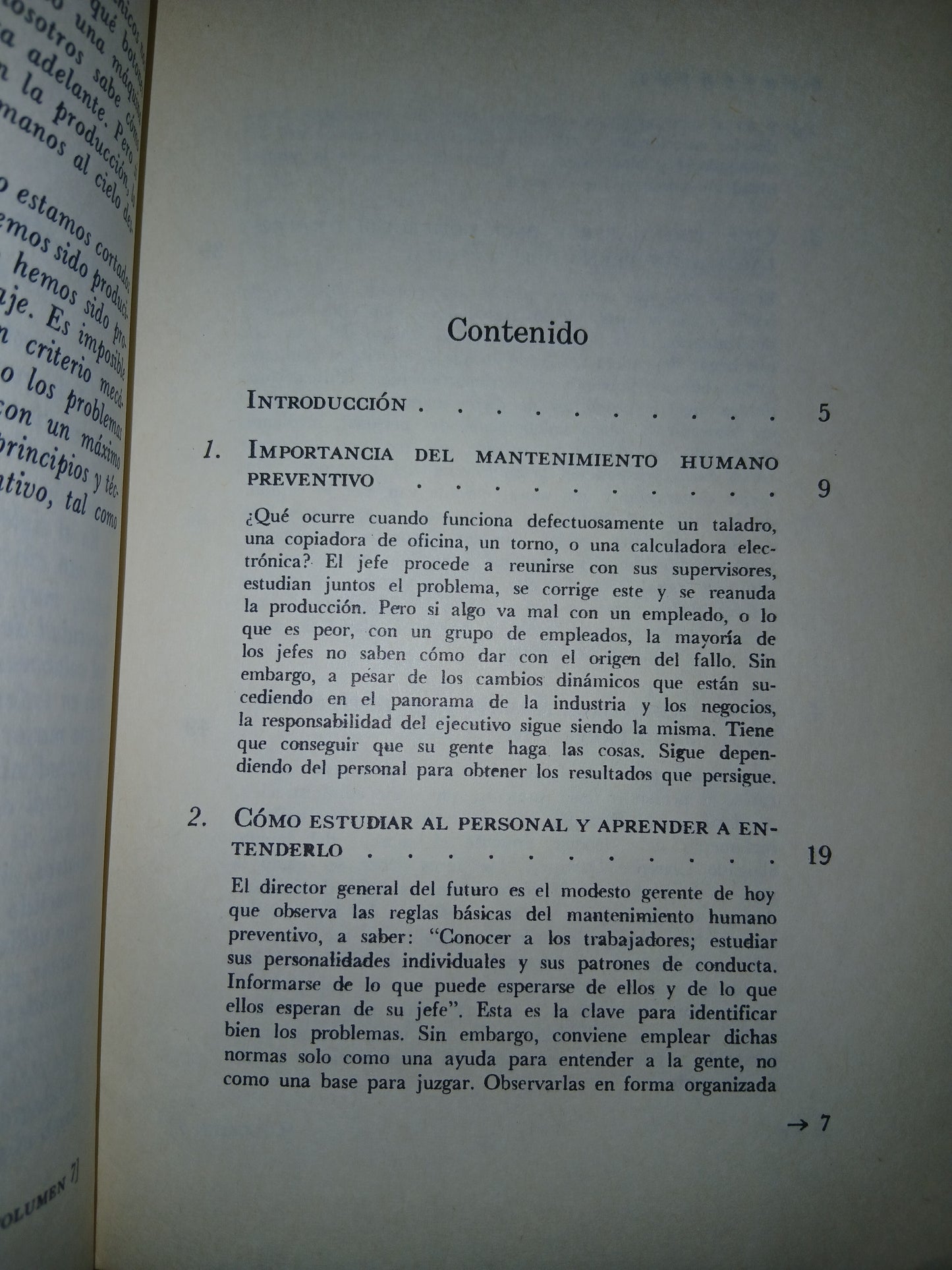 SERIE ADMINISTRACIÓN DINÁMICA 7 (MANTENIMIENTO HUMANO) USADO SUPERACIÓN PERSONAL LITERARIO 207