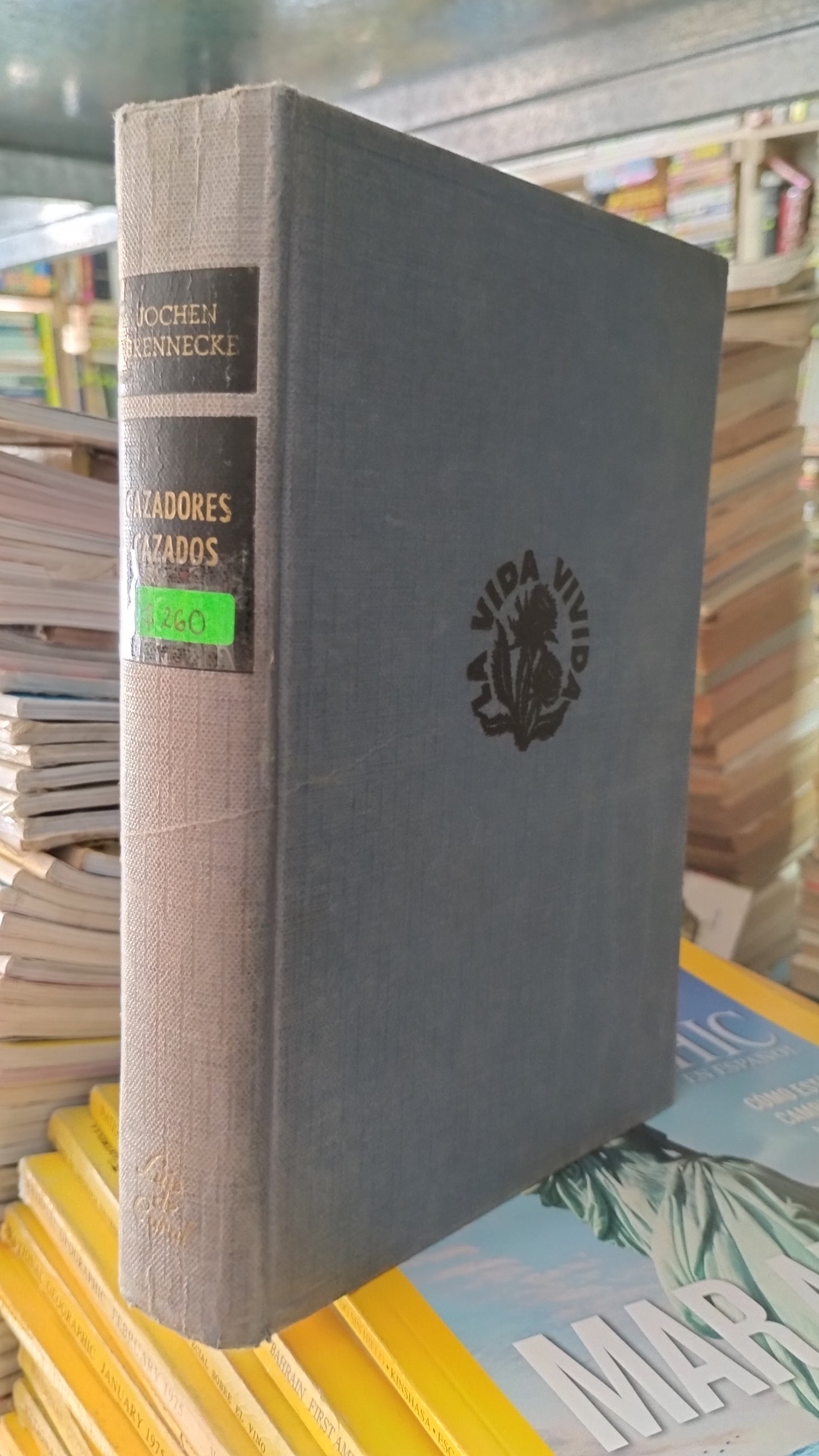 CAZADORES CAZADOS POR JOCHEN BRENNECKE LIBRO USADO HISTORIA ALDAMA