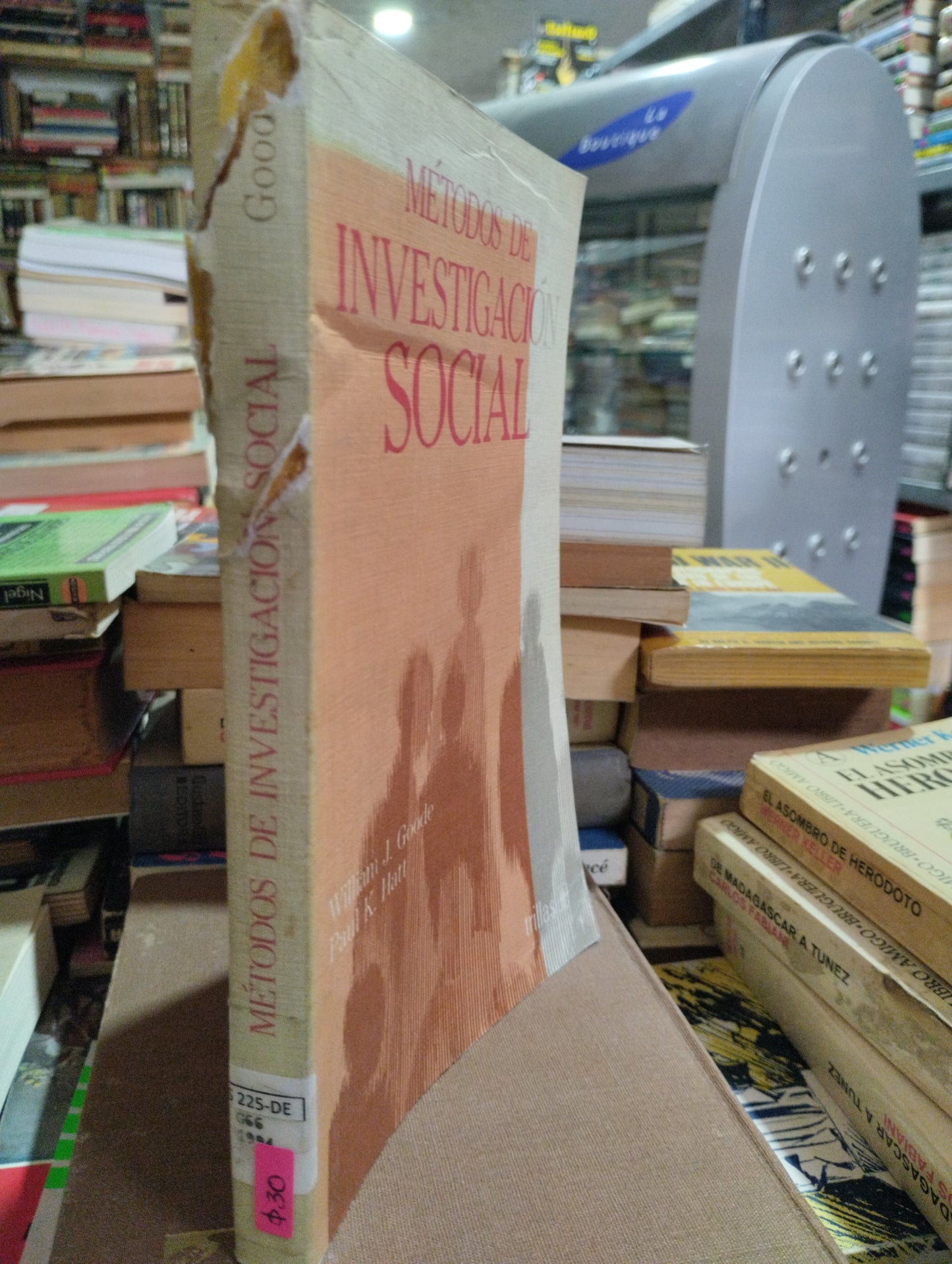 METODOS DE INVESTIGACION SOCIAL POR WILLIAM J GOODE USADO EDUCACION ALDAMA