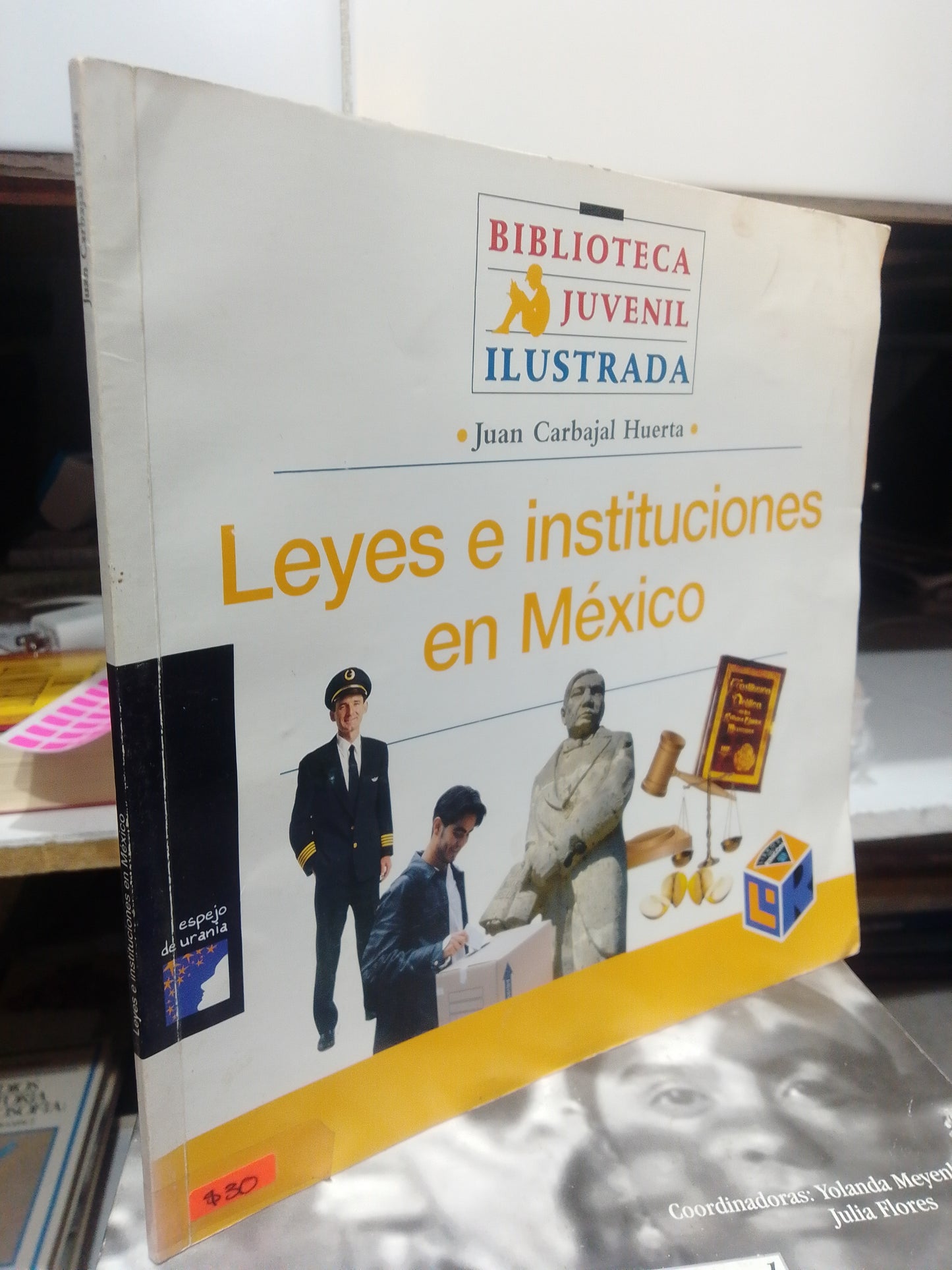 LEYES E INSTITUCIONES EN MEXICO POR JUAN CARBAJAL USADO EDUCACION JUAREZ