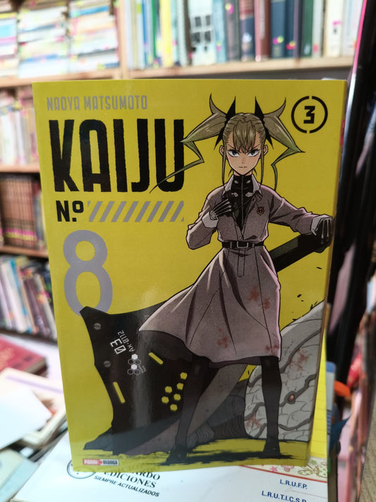 KAIJU 8 #3 NAOYA MATSUMOTO USADO NOVELA LITERARIO 305