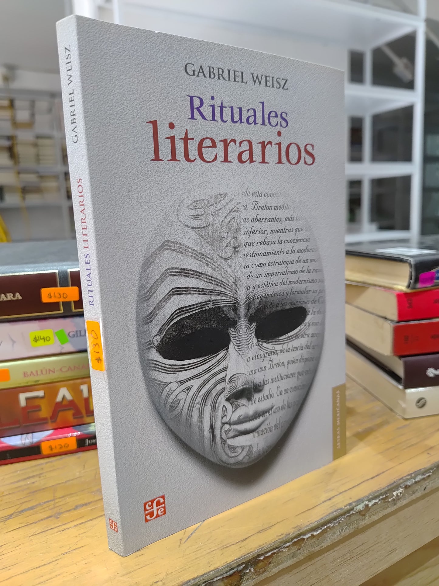 RITUALES LITERARIOS POR GABRIEL WEISZ USADO NOVELAS JUAREZ 515
