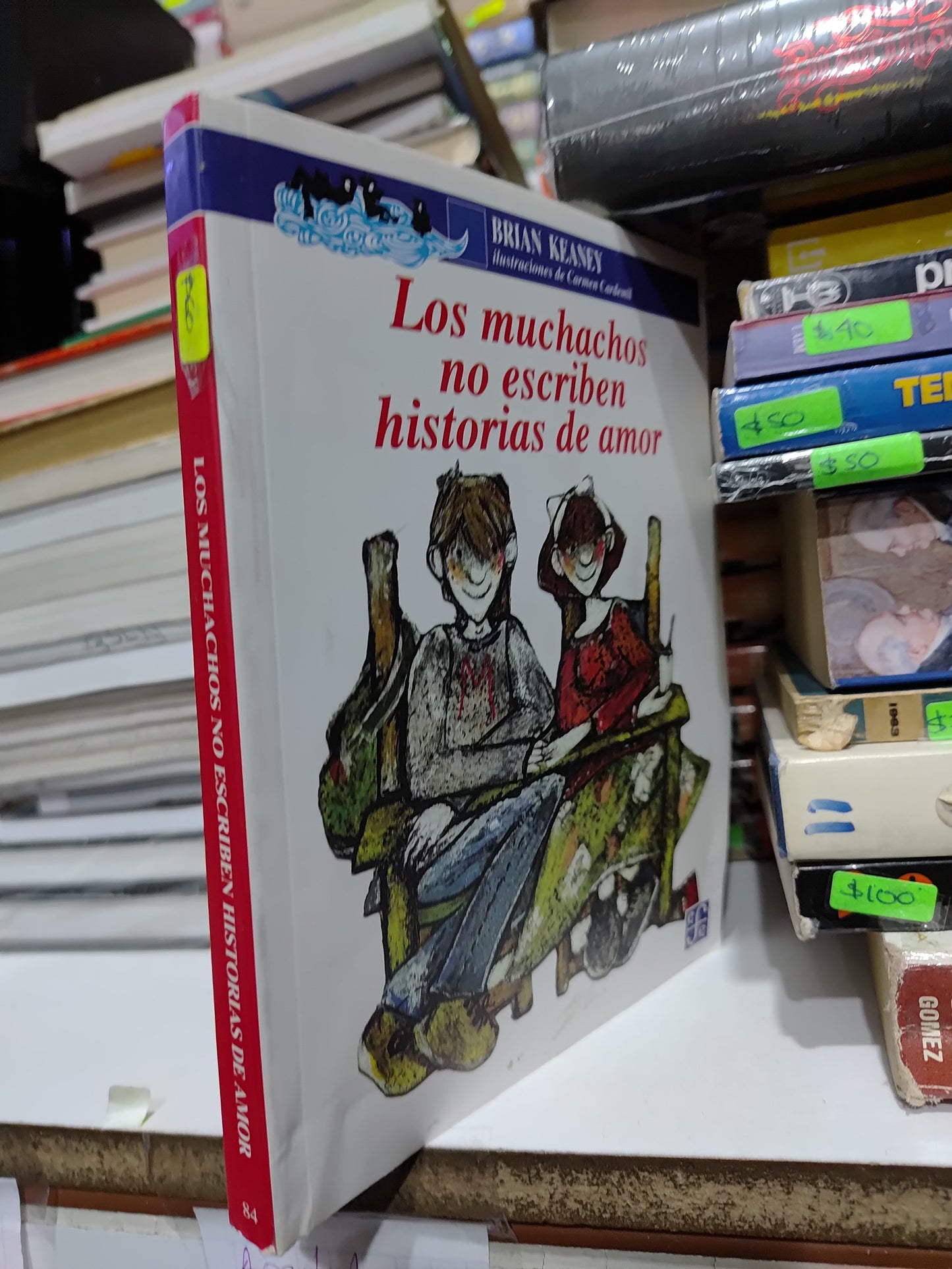 LOS MUCHACHOS NO ESCRIBEN HISTORIAS DE AMOR POR BRIAN KEANEY USADO NOVELAS JUAREZ 507