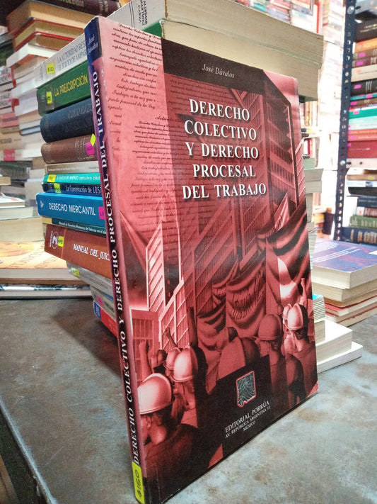 DERECHO COLECTIVO Y DERECHO PROCESAL DEL TRABAJO POR JOSE DAVALOS USADO DERECHO ALDAMA
