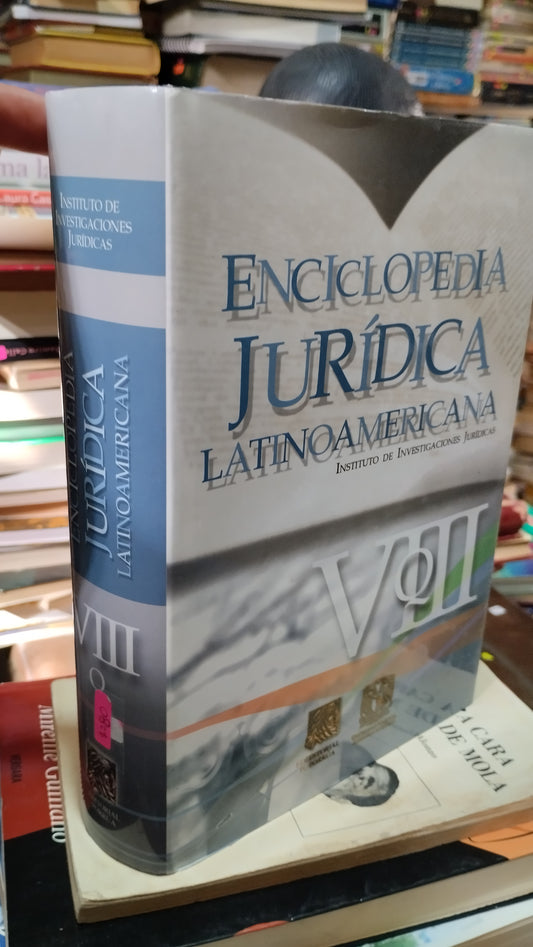 ENCICLOPEDIA JURIDICA LATINOAMERICANA VIII LIBRO USADO POLITICA ALDAMA