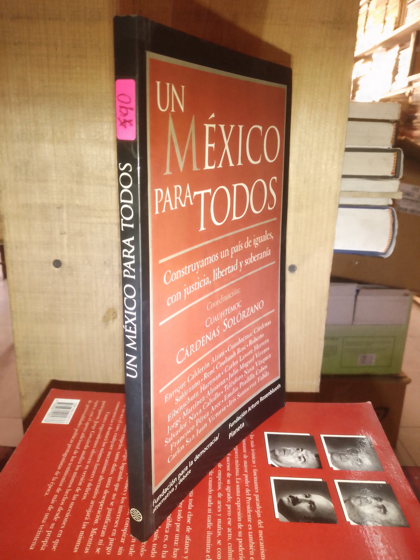 UN MEXICO PARA TODOS POR CUAUHTÉMOC CARDENAS SOLORZANO USADO POLÍTICA LITERARIO 207